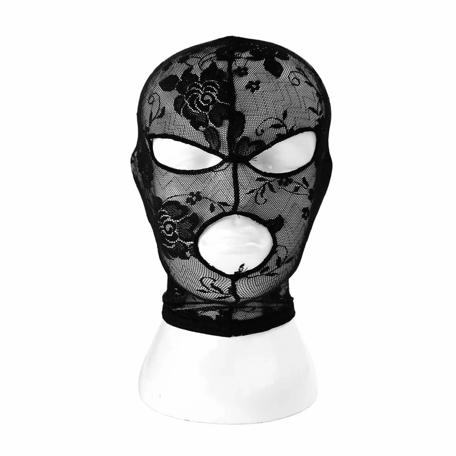 Moda Copricapo Regolabile Pizzo Copertura Viso Per Adulti Halloween Costume