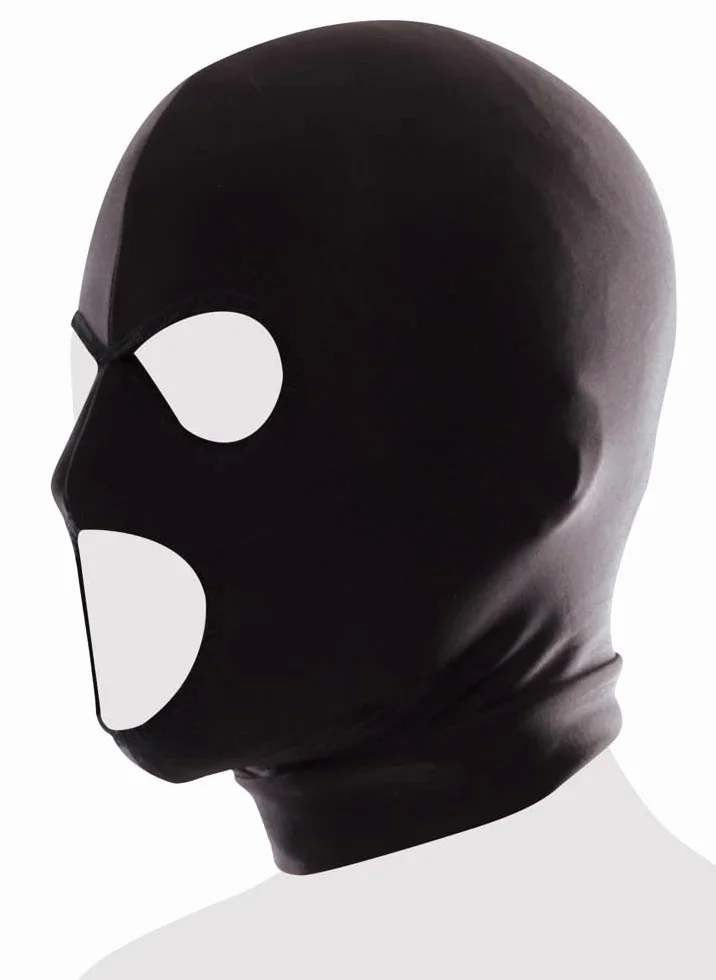 Fetish Fantasy Series Spandex 3 Hole Hood