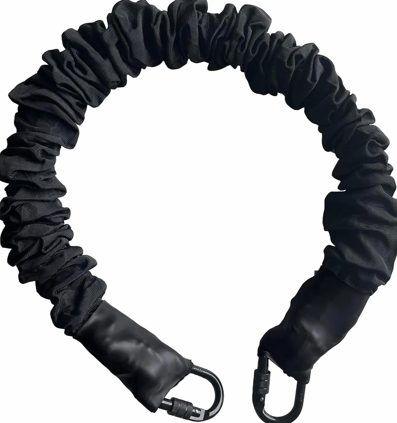 PRIOR FITNESS Cavo Bungee per Yoga Aerea e Bungee Fitness, Fascia Elastica 50-120kg, Lunghezza 1m, Nucleo Lattice Naturale