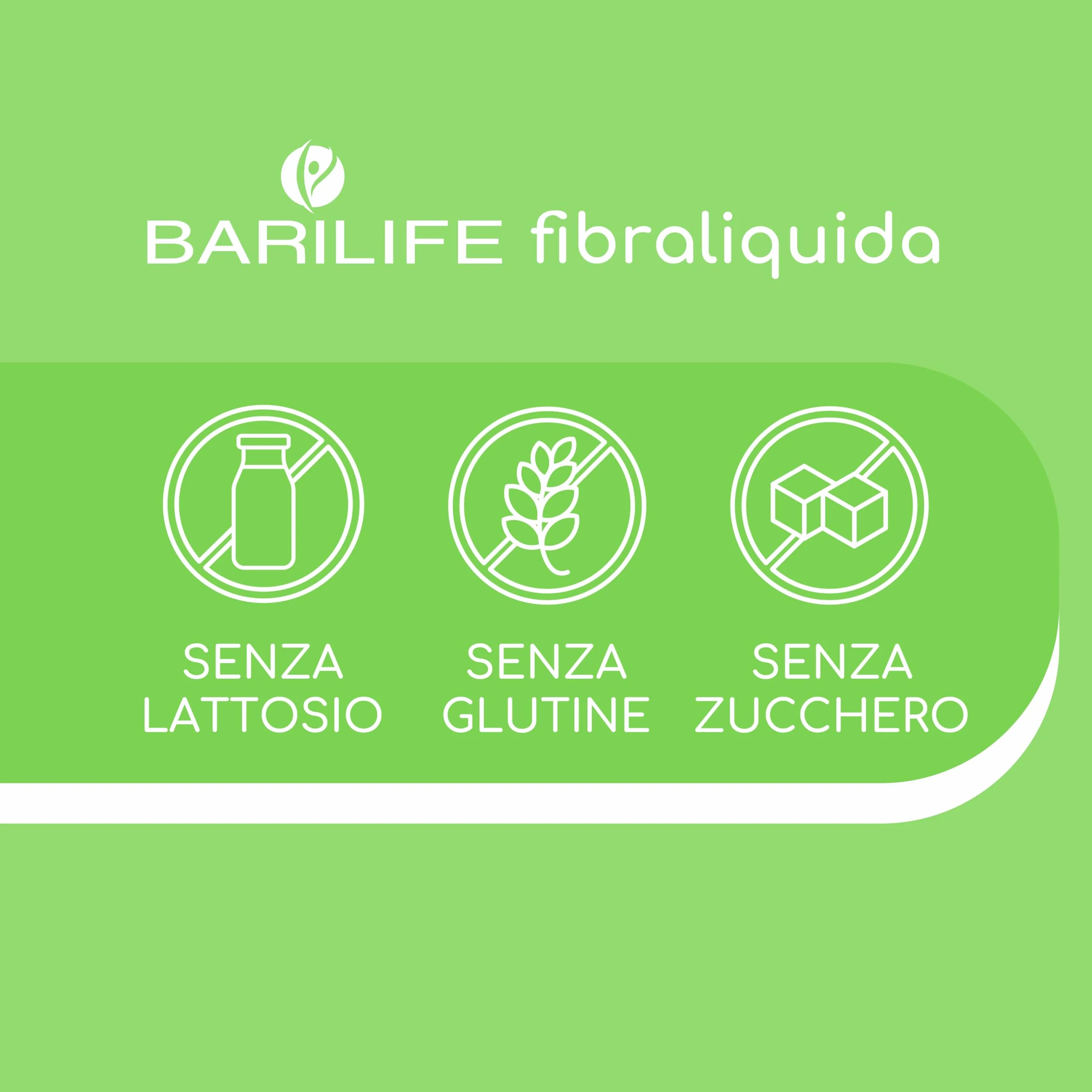 Fibra Liquida 300 mL Barilife Riequilibrio Intestinale Fibra Naturale Nucleotidi