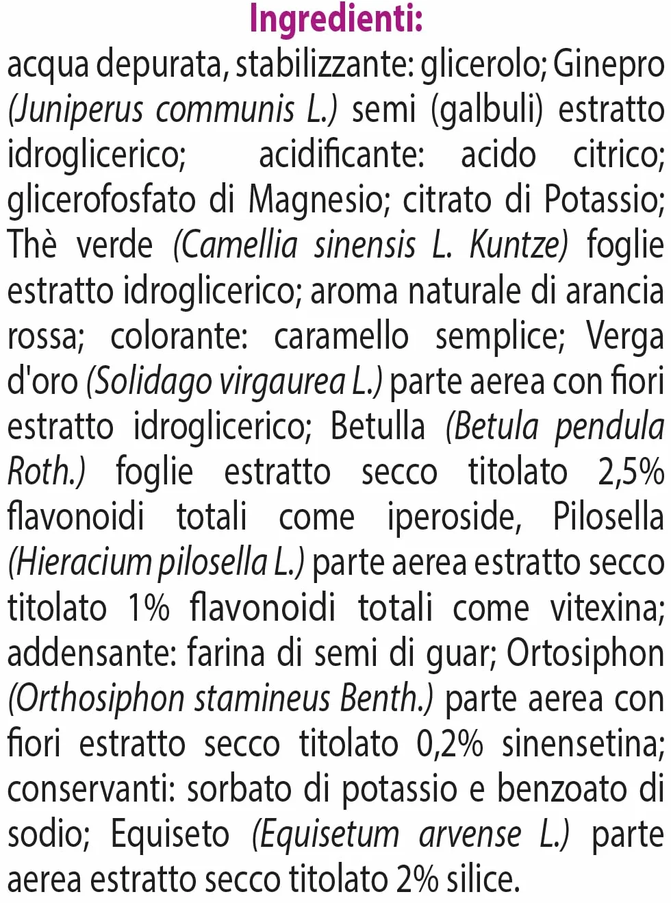 ESI Fit Drena Integratore Alimentare con Pilosella, Tè Verde, Potassio e Magnesio, 24 Pocket Drink