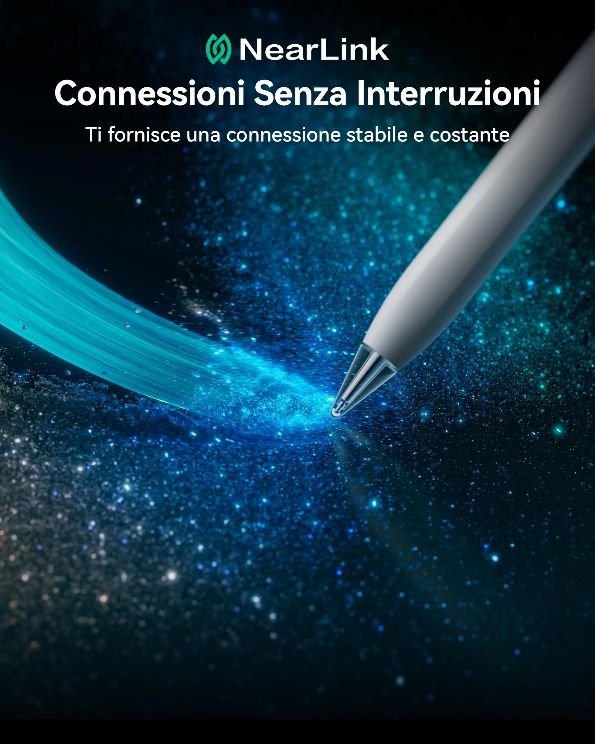 HUAWEI M-Pencil Pro, Penna Stylus con Tre Punte Yersatili, Design con Luce Pulsante, Pulsante Rapido, Gesti Multipli, 10.000+ Livelli di Sensibilità alla Pressione, NearLink