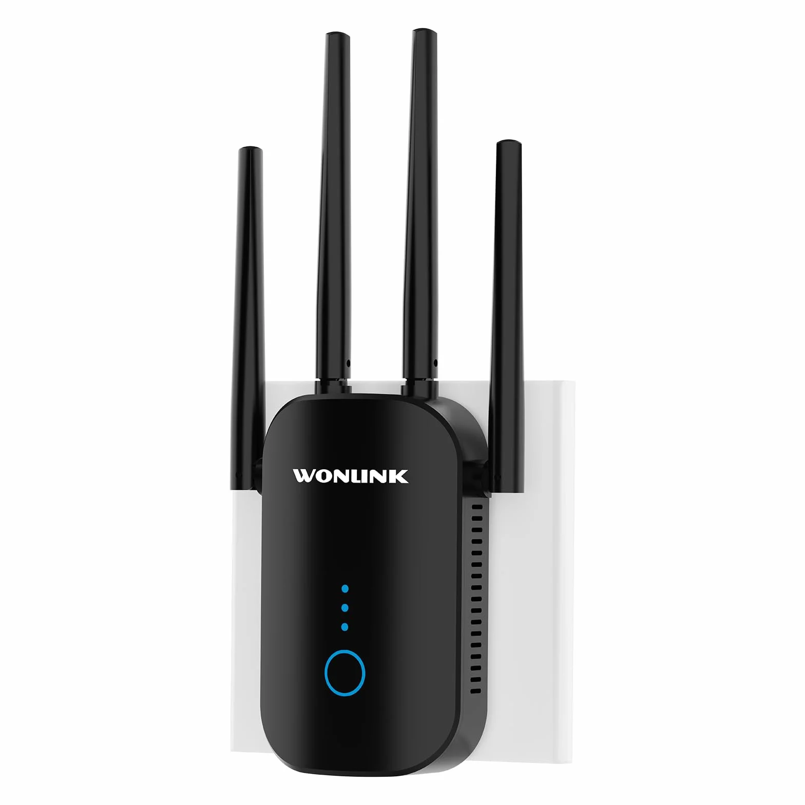 Ripetitore WiFi 1200Mbps Doppia Banda, Amplificatore Segnale WiFi con 4 Antenne, Porta Ethernet, WPS, MU-MIMO, Modalità Ripetitore/Router/AP e Indicatore di Segnale