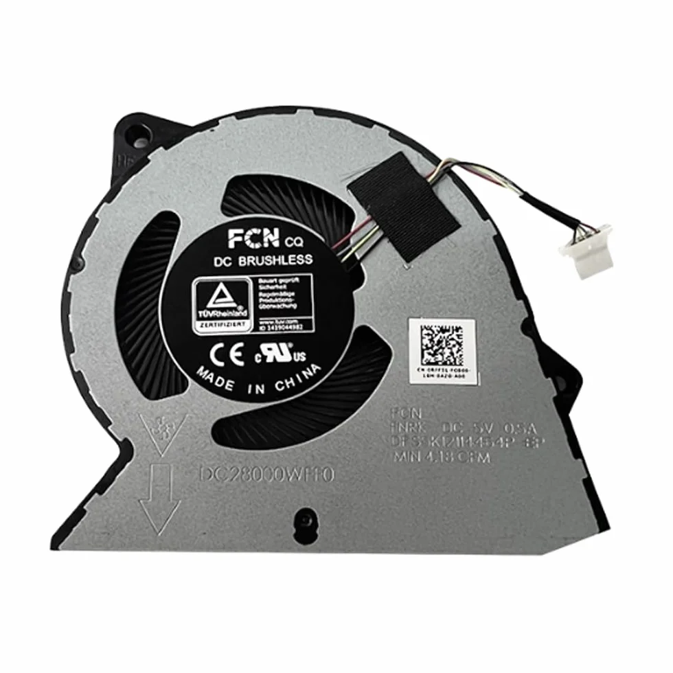 Gintai 5 V CPU Ventilatore di Ricambio per dell Vostro 3420 3425 3510 3520 Inspiron 15 3510 3511 3520 3525 3530 0RFF51 DFS5K12114464P Ventilatore Cooler