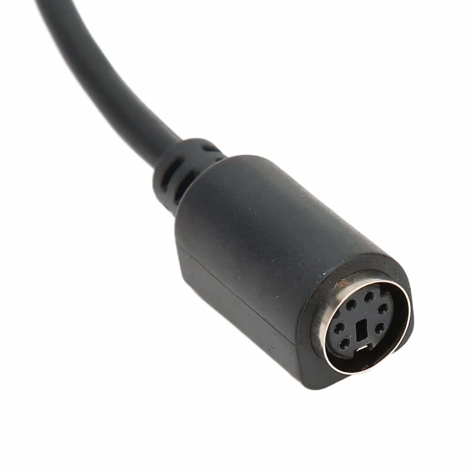 Cavo Adattatore DIN 5 Pin Maschio a Mini DIN 6 Pin Femmina,Cavo Convertitore Mouse Tastiera PS2, 5,9 Pollici