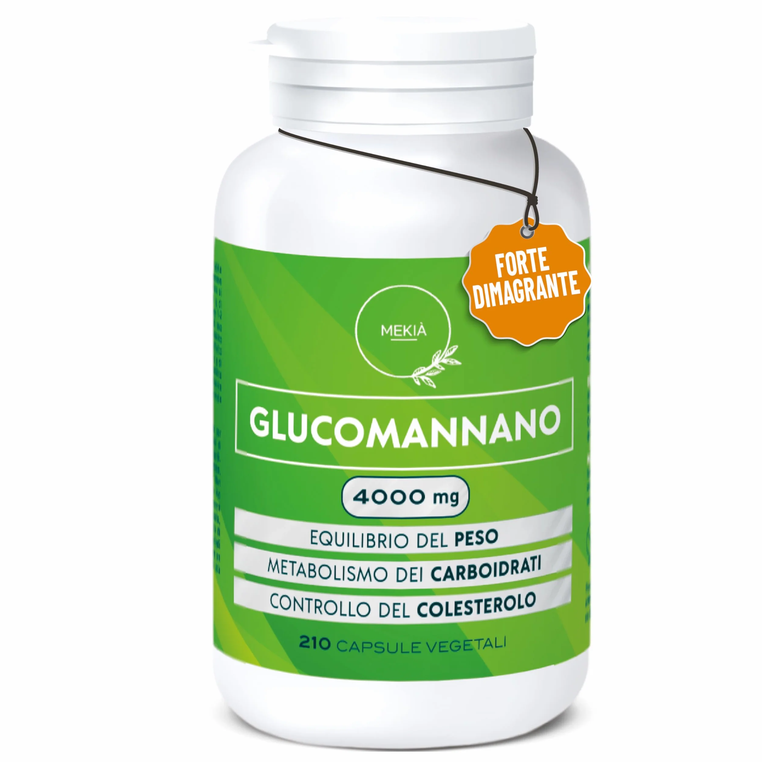 Glucomannano Forte dimagrante inibitore della fame blocca perdita peso elimina appetito