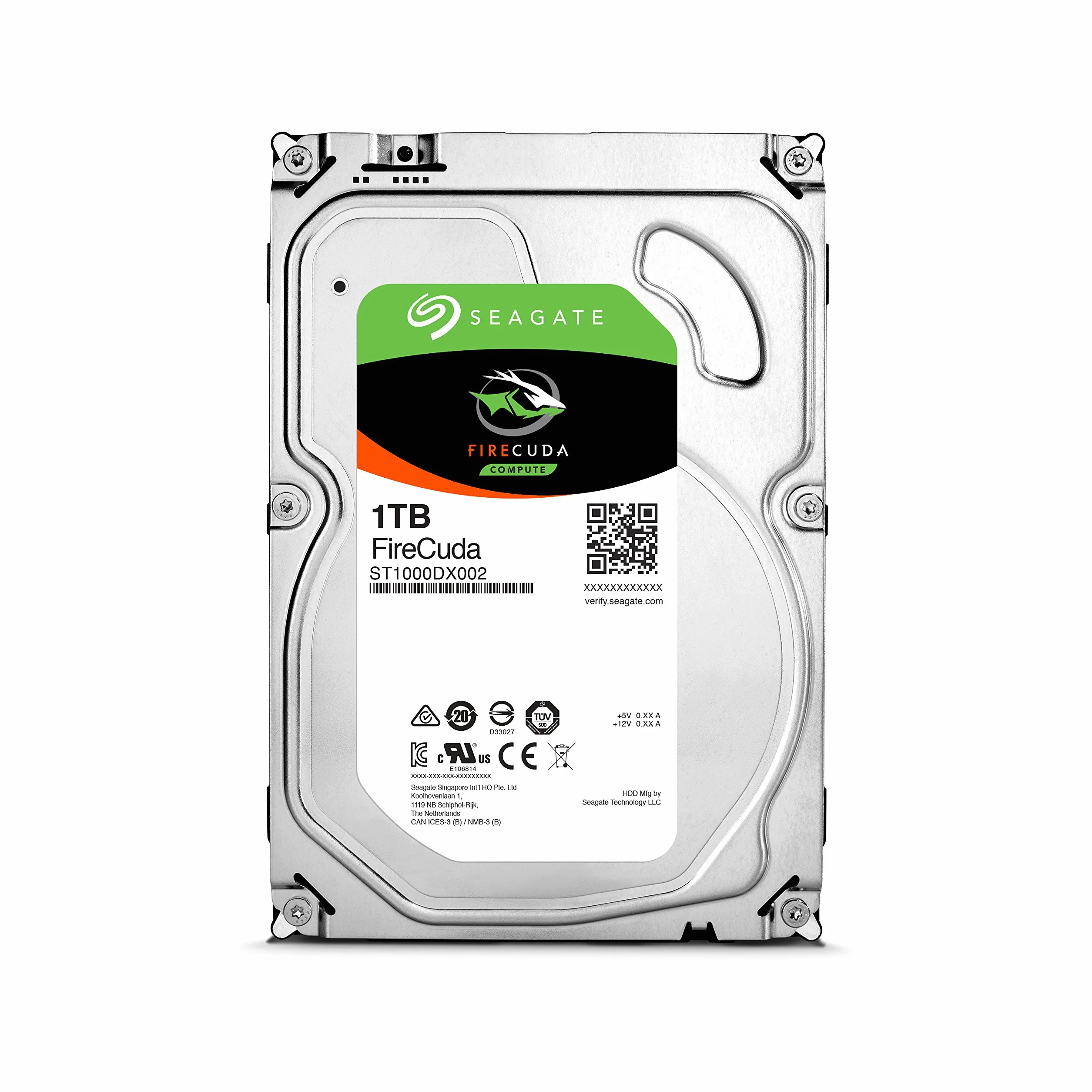 Seagate FireCuda 3.5 "1TB SSHD Built-in Gioco Hard Disk Cinque Anni per la Garanzia 6Gb / s MLC / 8GB 7200rpm Regolare Merci agenzia ST1000DX002