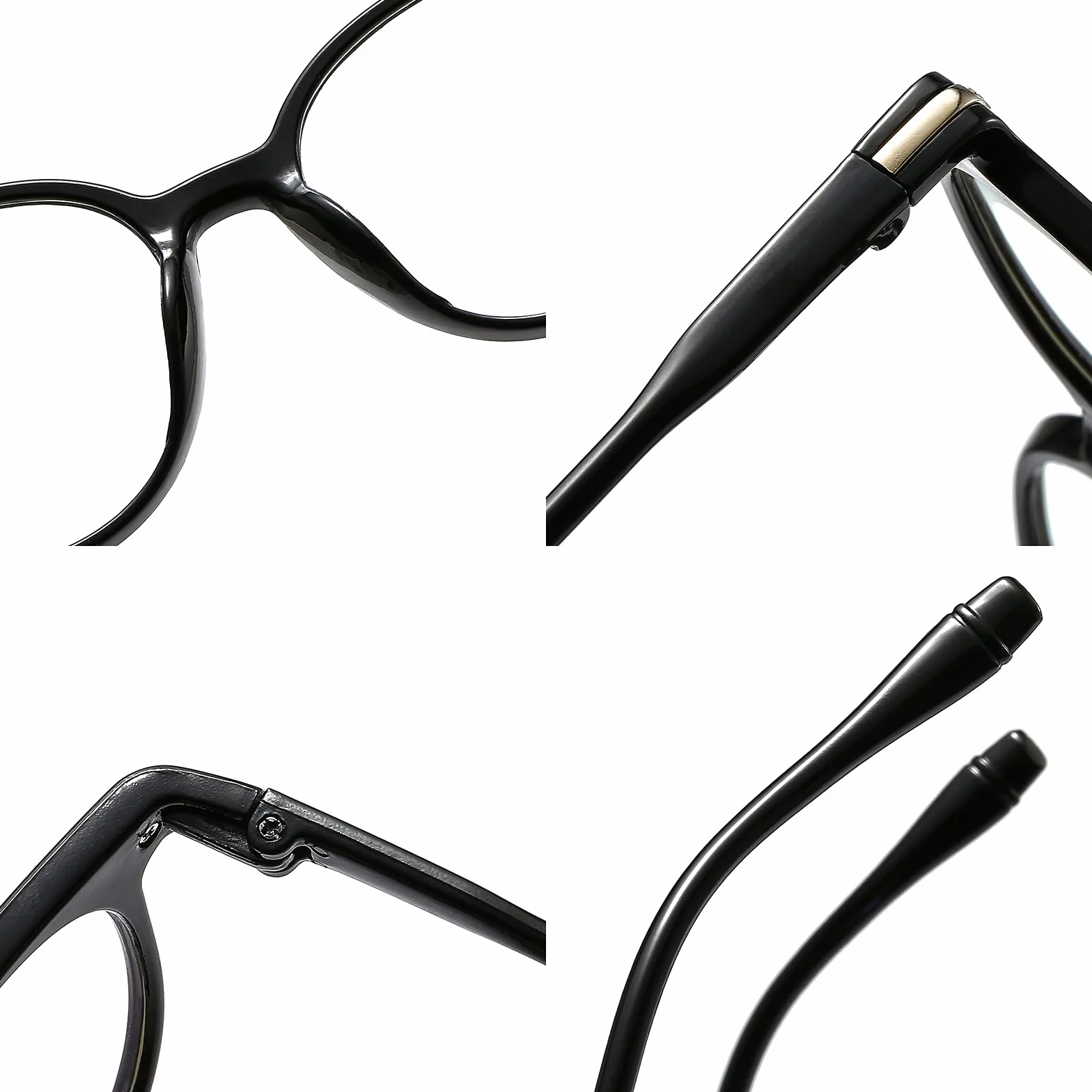 Luce Blu Occhiali Leggeri Moda Distanza Uomo Donna Rotondo Anti Luce Blu