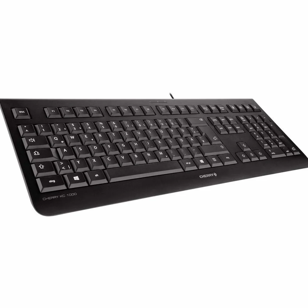 CHERRY KC 1000 Tastiera con filo QWERTY Layout Italia USB Nero