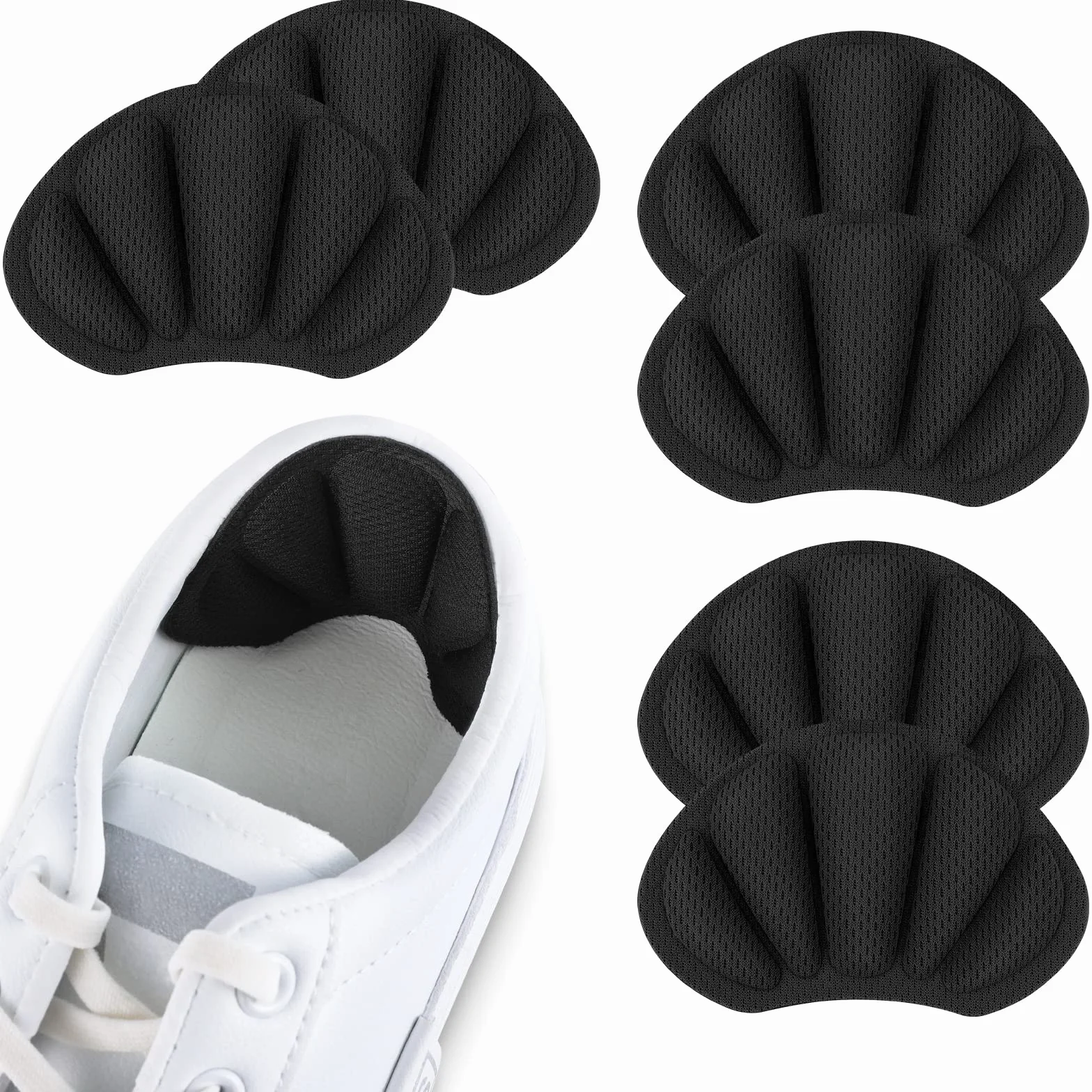 Flintronic Riparazione del Tallone, 3 Paia Protezioni Per Tallone, Microfibra