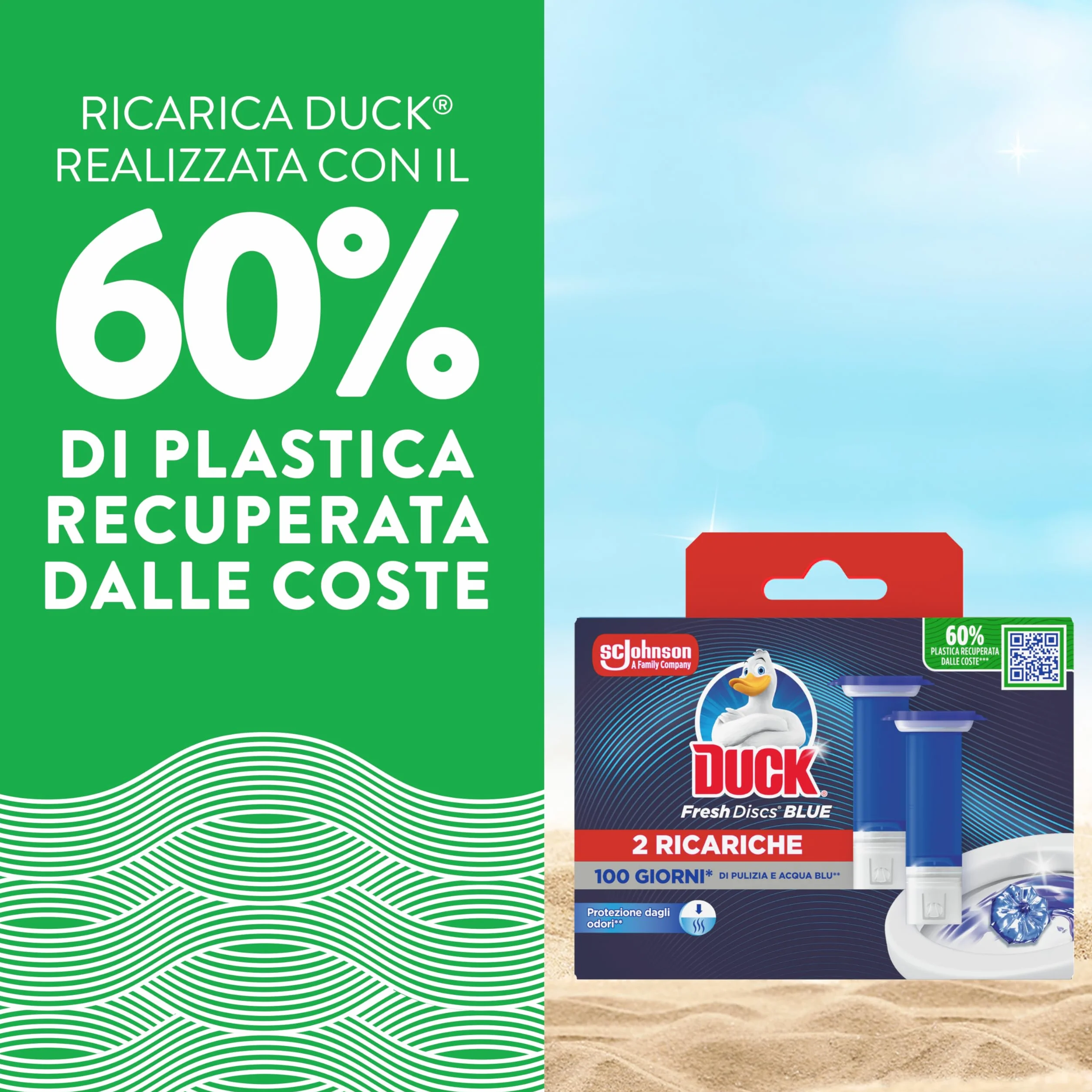 Duck Fresh Discs 36 Dischi Gel Igienizzanti WC Ricariche 6 Formato Scorta