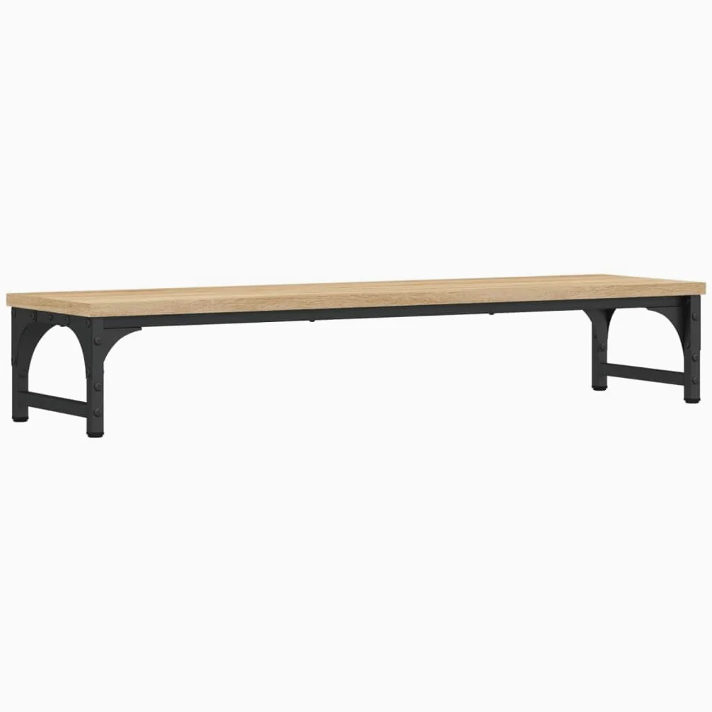 vidaXL Supporto Monitor Rovere Sonoma 85x23x15,5 cm Legno Multistrato