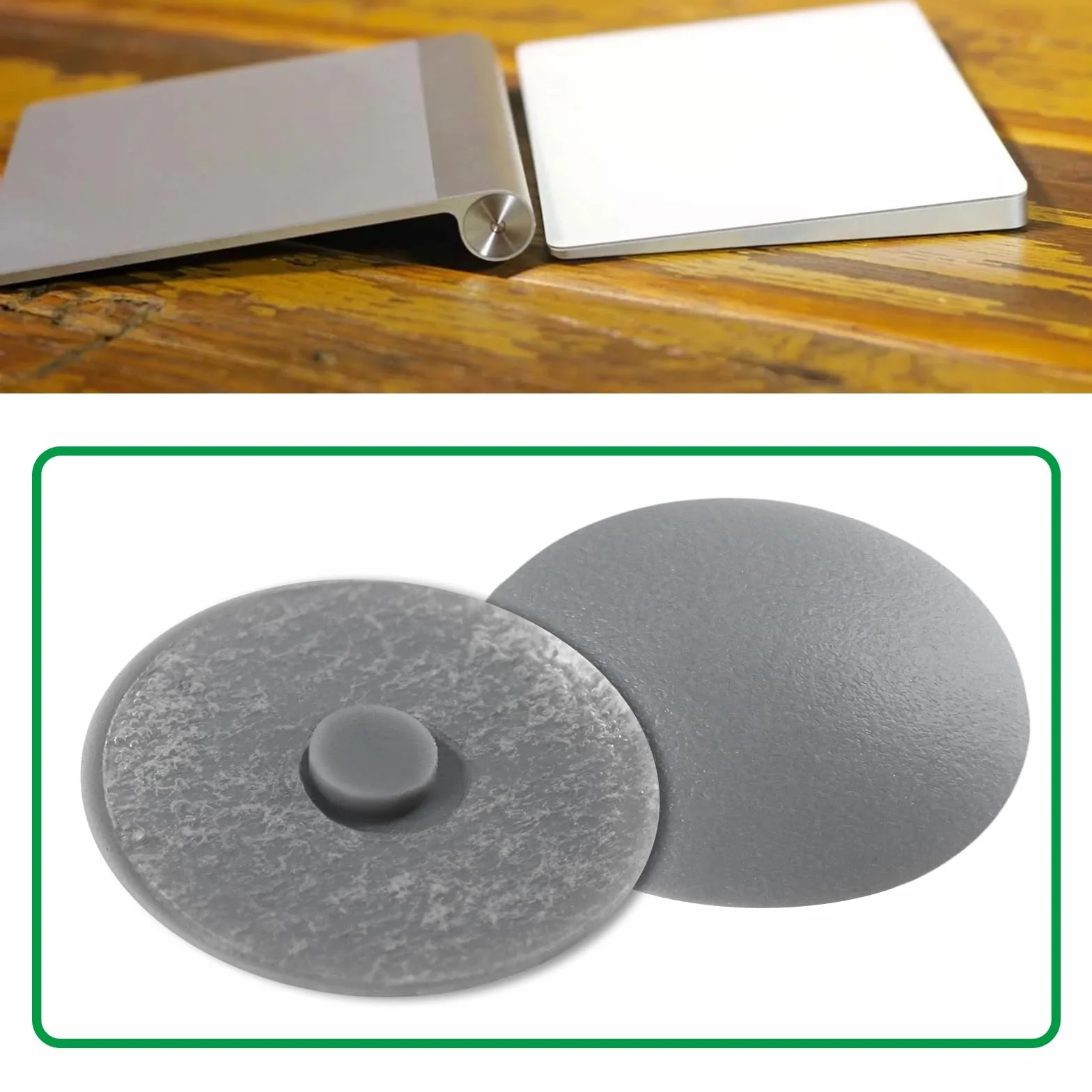 2 piedini in gomma per computer, compatibili con Apple Magic Trackpad A1339