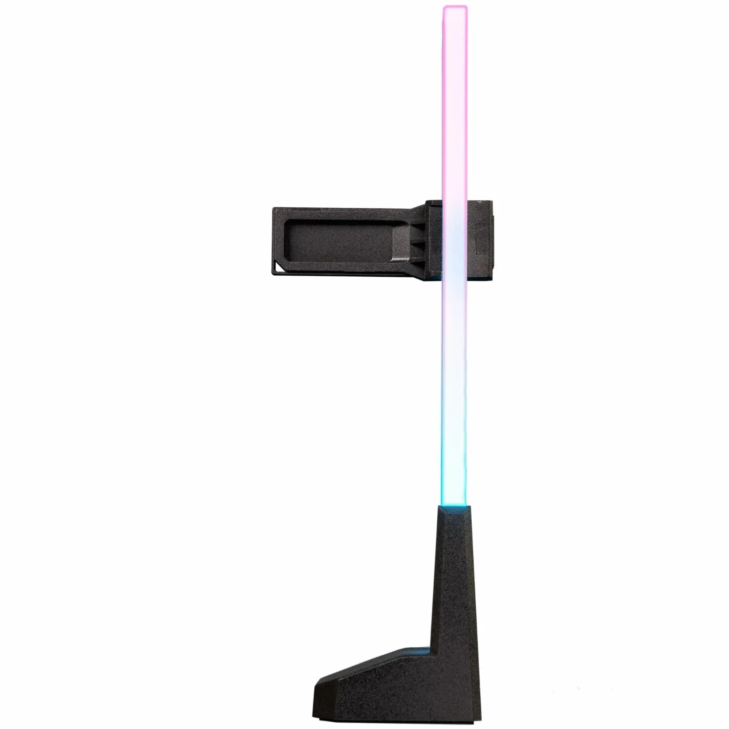 Cooler Master MasterAccessory Supporto GPU ARGB - Previene il Cedimento della Scheda Grafica, Vetro Temperato con Illuminazione Laterale ARGB, Design Versatile, Base Magnetica, Installazione Facile