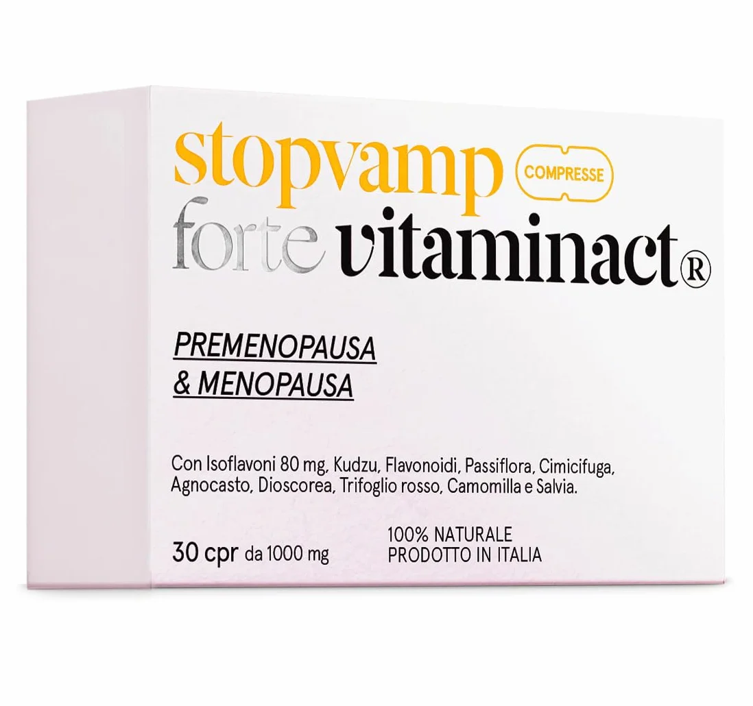 Stopvamp Menopausa Integratore 8 in 1 Isoflavoni 80mg Kudzu Naturale