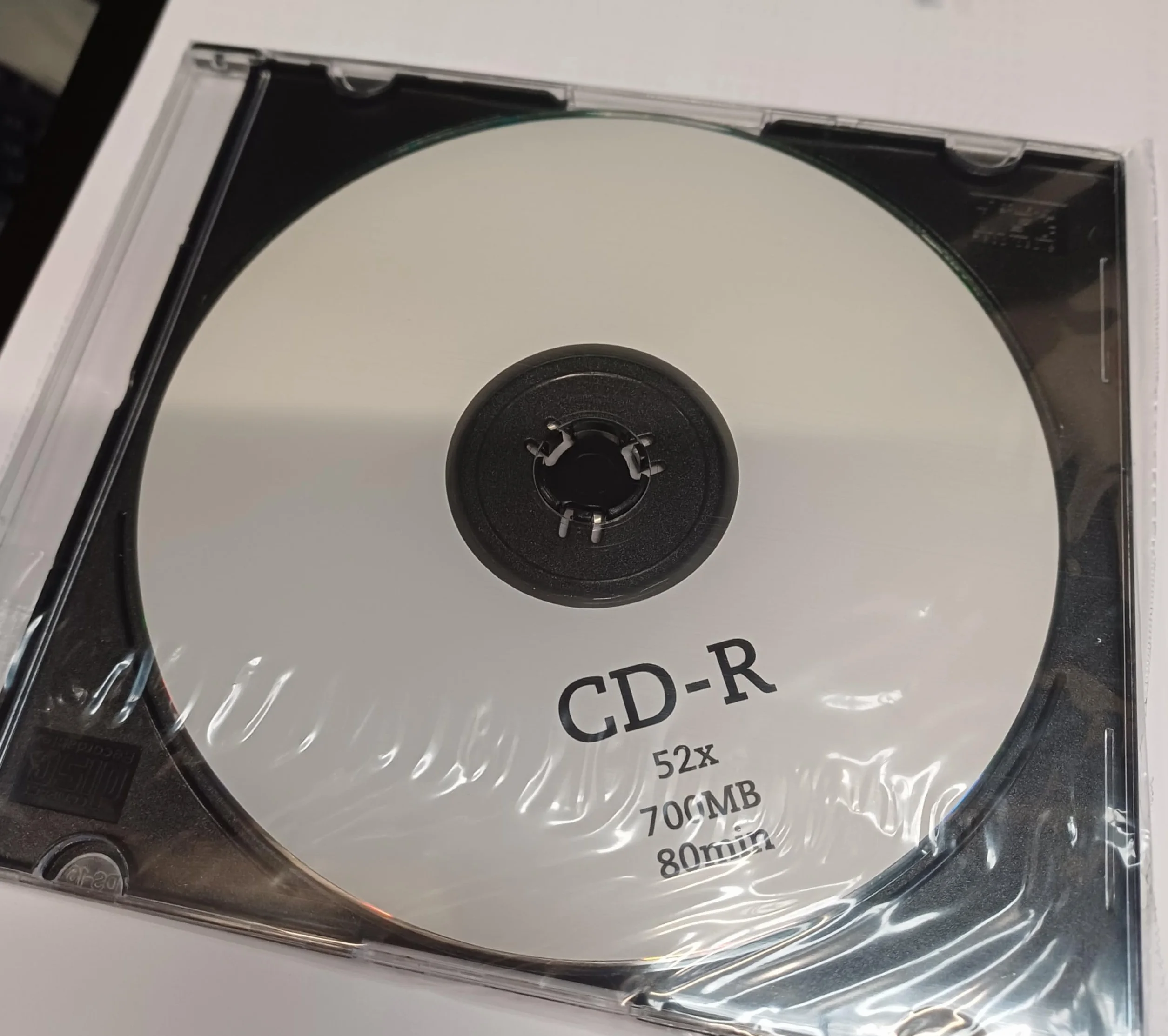 80 min 52x 700 MB CD-R con custodia sottile Jewel
