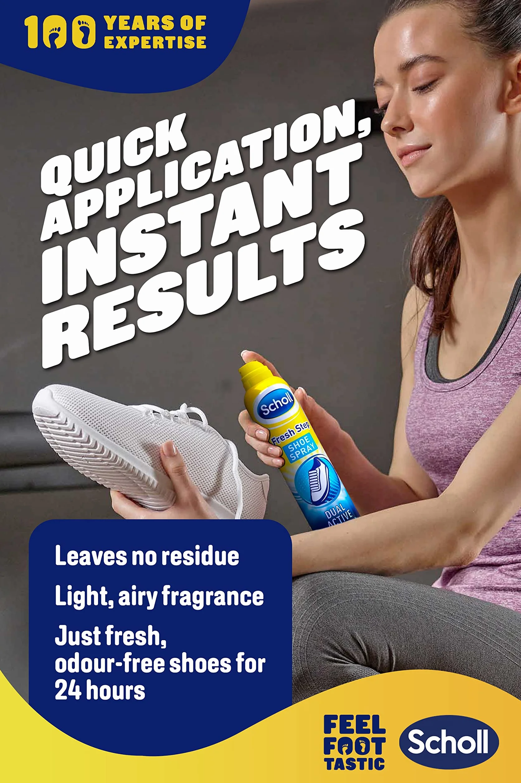 Scholl Fresh Step shoe spray 150 ml confezione da 4