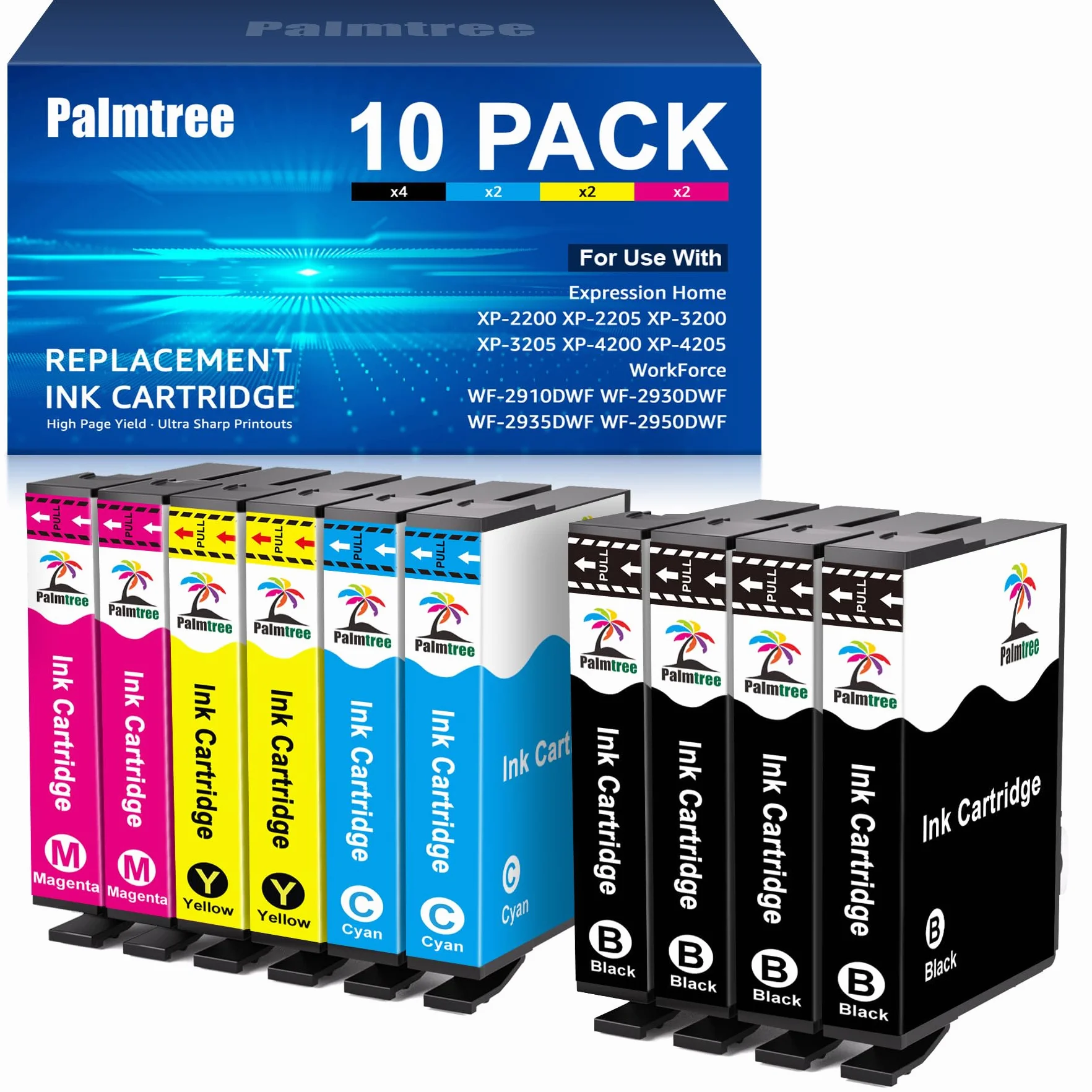 Cartucce di Inchiostro Sostitutive Compatibili 604XL per Epson XP 2200 WF 2930