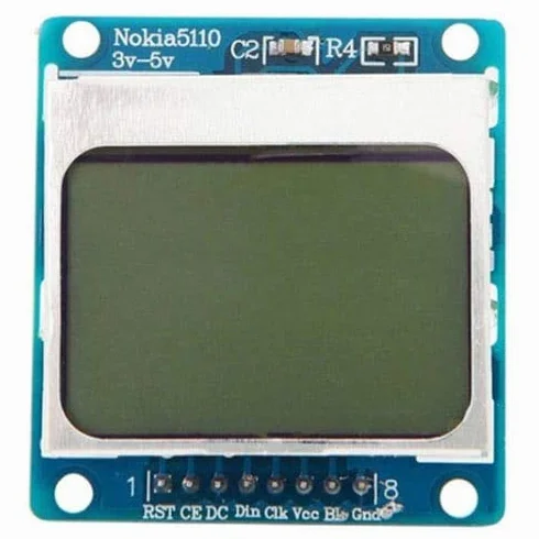 Modulo LCD LCD 5110 Scheda di Sviluppo Mcu Compatibile con 3310 LCD-Deep Blue