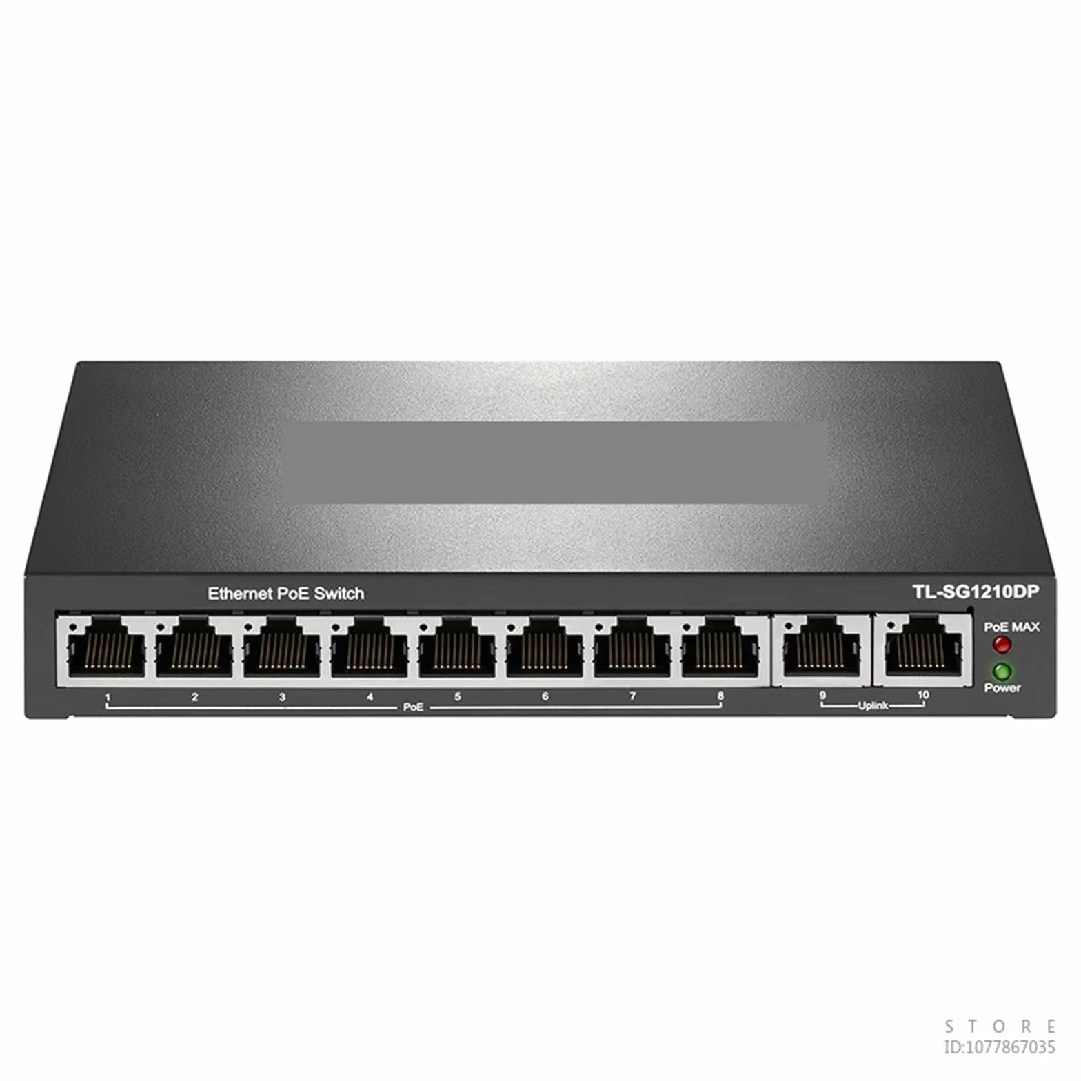 Stazione di Ricarica USB, Switch Gigabit Poe A 8 Porte Uplink da 2 A 10 Splitter di Rete | 1000M, supporto VLAN TL-SG1210DP per streaming di giochi e registrazione multi-sorgente