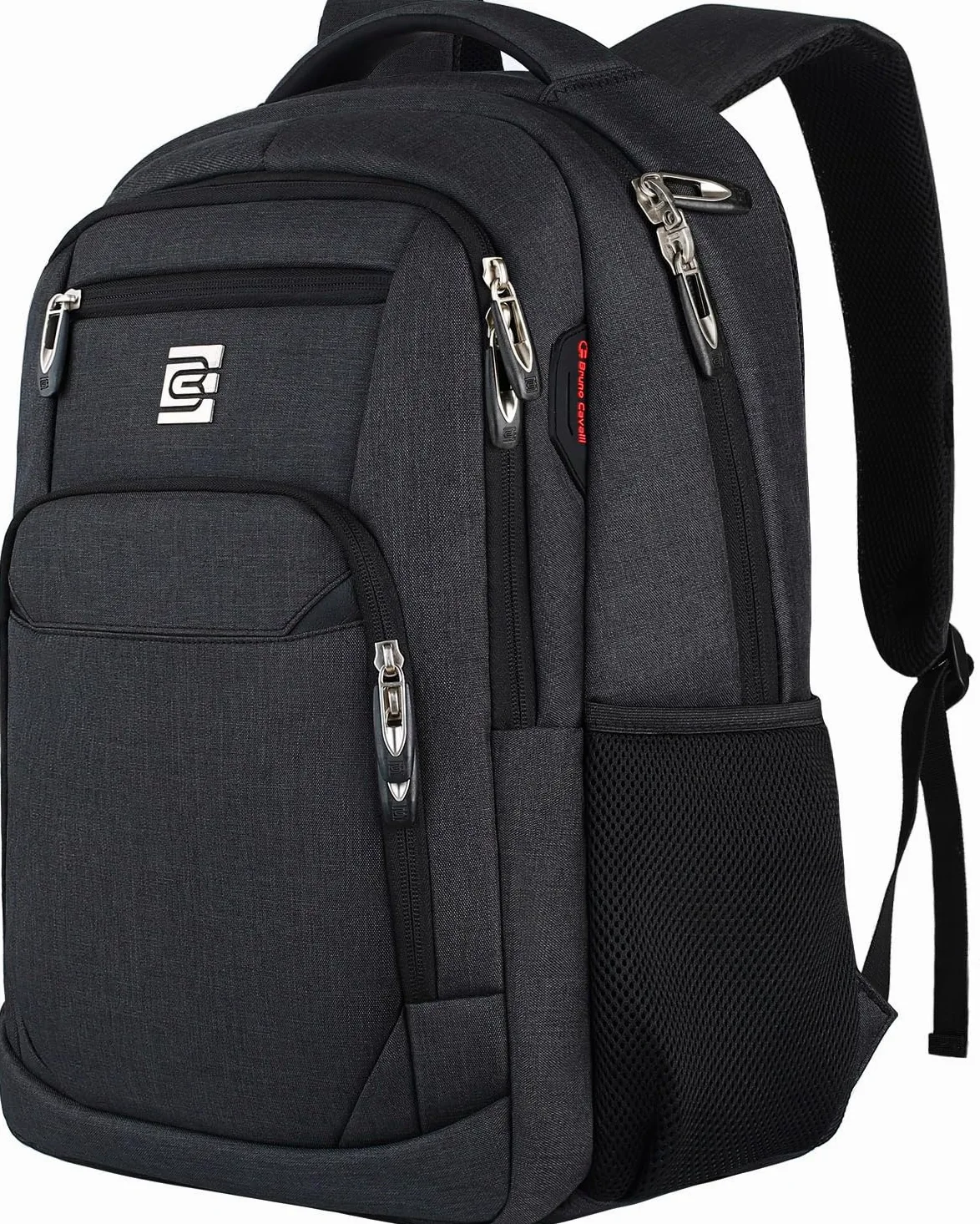 marcello Zaino per computer portatile con presa di ricarica USB per uomo e donna per lavoro e scuola, zaino scolastico per ragazzi e adolescenti con scomparto per laptop e borsa antifurto