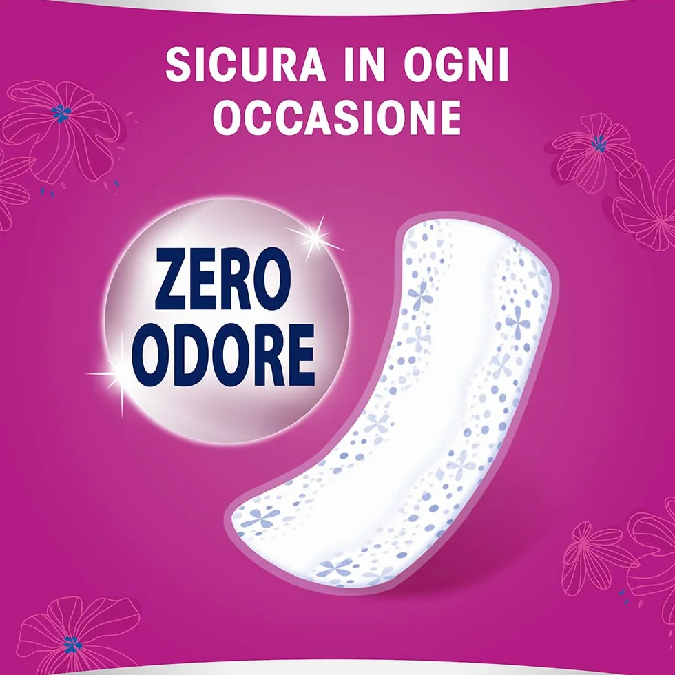 LINES INTERVALLO LADY PROTEGGISLIP salvaslip distesi protezione aggiuntiva zero odore confezione scorta
