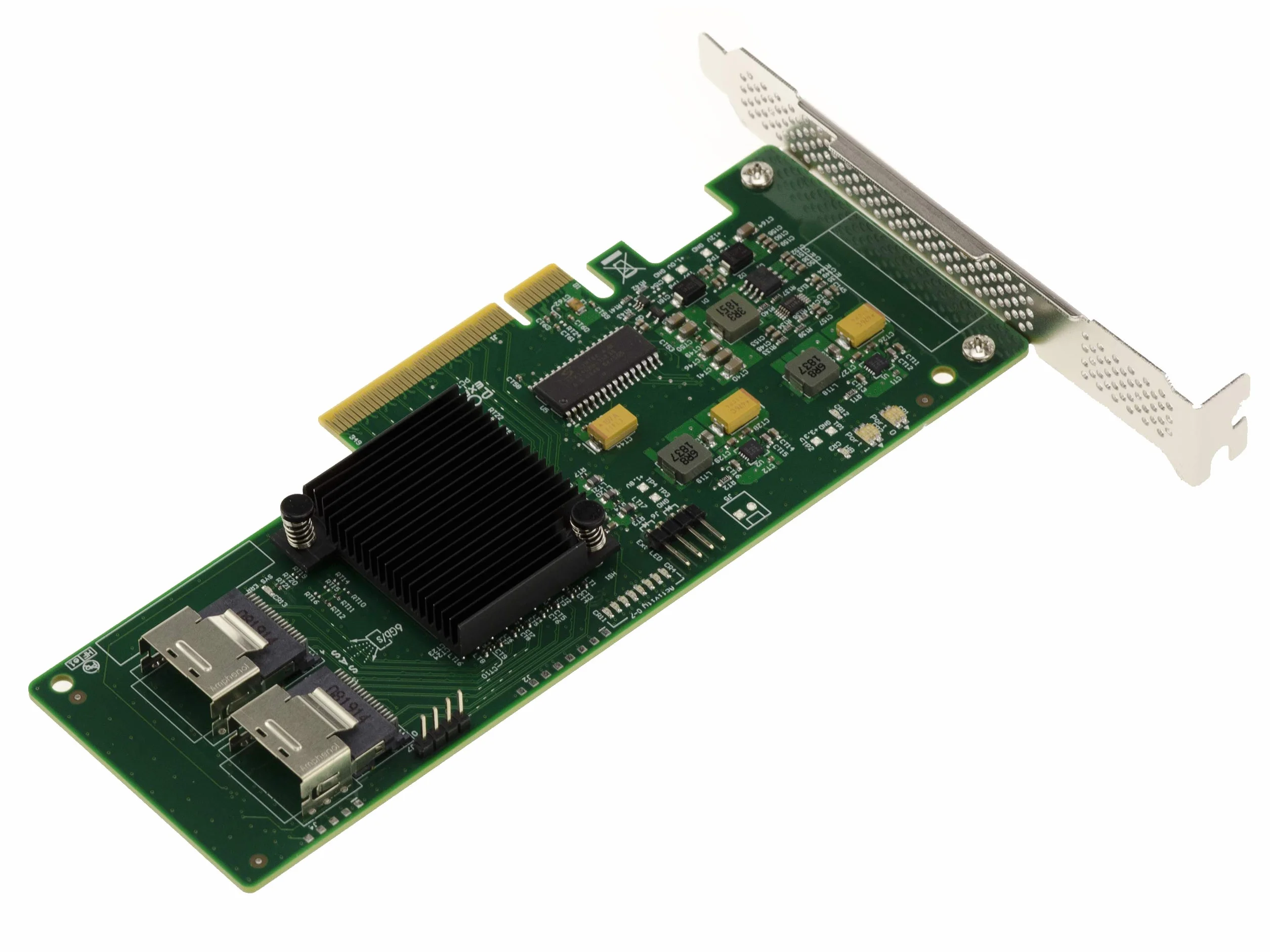KALEA-INFORMATIQUE Scheda controller PCIe 2.0 SAS da 6 GB a 8 porte interne. Modello OEM 9211-8i - Raid 0 1 1E 10