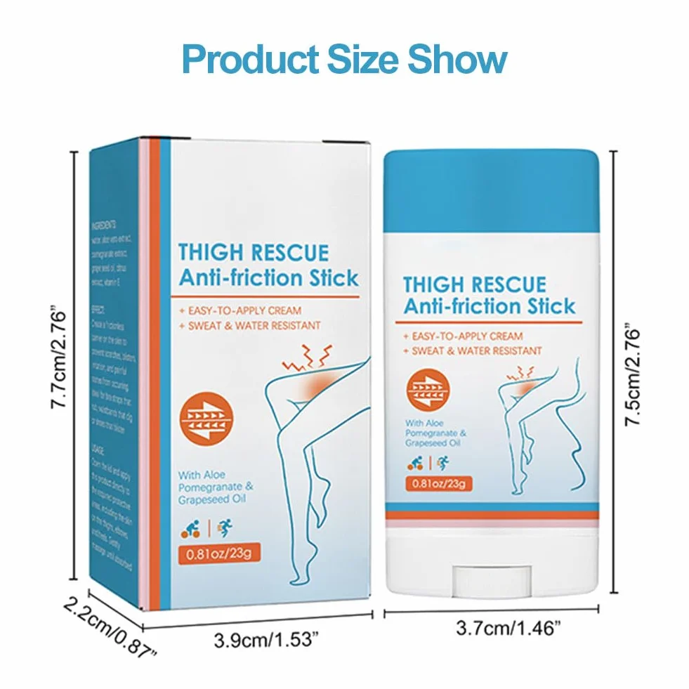 Stick Anti Sfregamento Impermeabile per Donne, Crema Antisfregamento Cosce