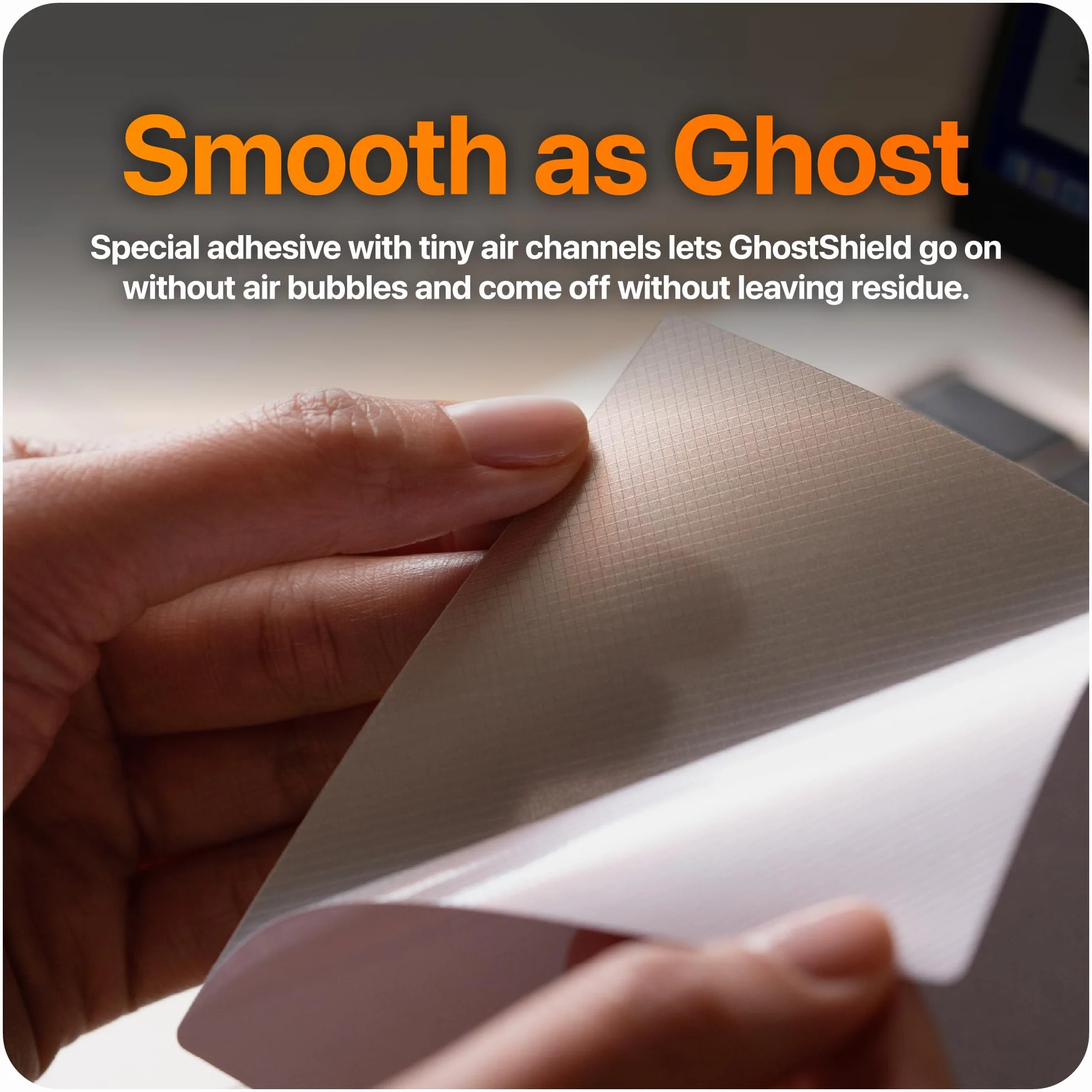 UPPERCASE GhostShield Set di Protezioni Premium per Poggiapolsi, Protezione Contro Graffi e Usura, Compatibile con MacBook Air 15" 2024 2023 M3/M2, A3114 A2941, Blu Cielo