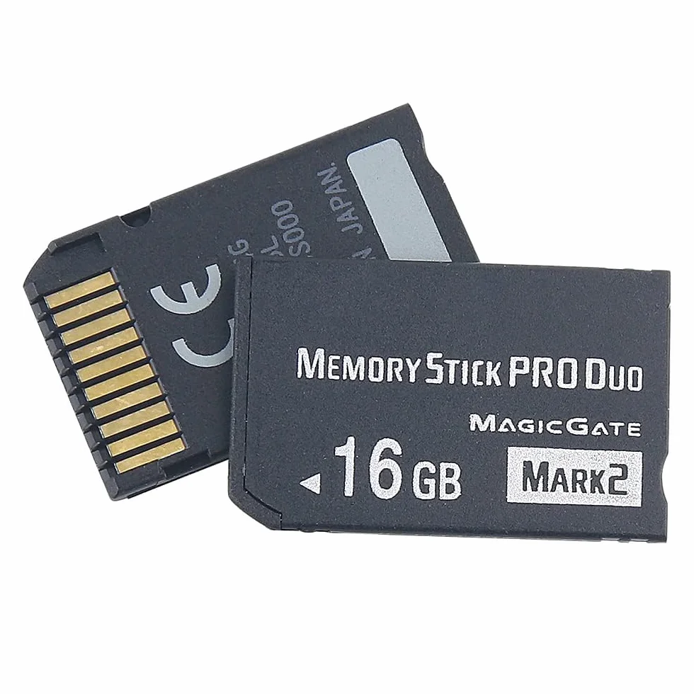 Scheda di memoria Memeory Stick Pro Duo (Mark2) ad alta velocità da 16 GB, compatibile con Sony PSP1000, 2000, 3000