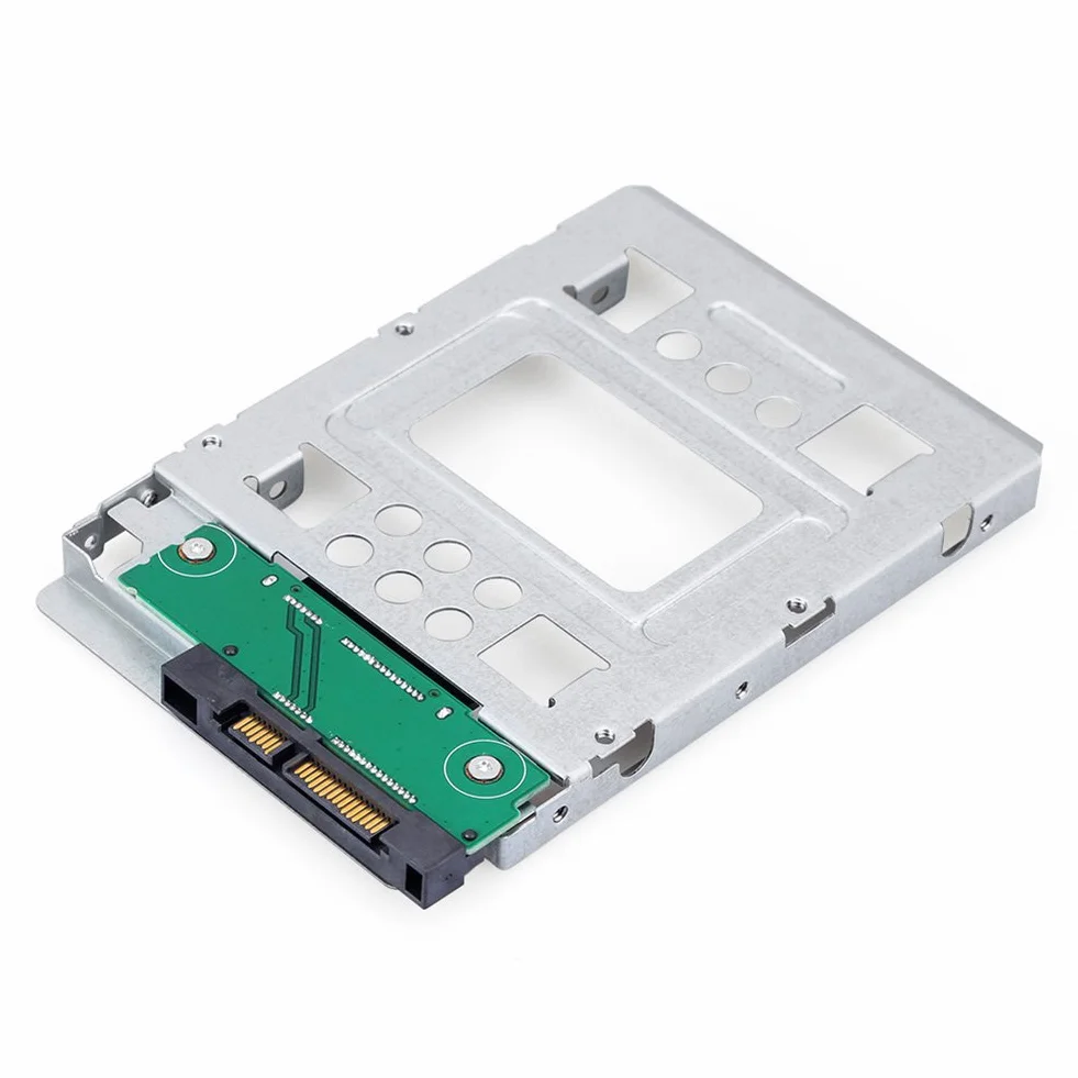 Confezione di 2 RGBS 2,5" SSD da 3,5" SATA Hard Disk Drive HDD adattatore caddy Tray Cage Hot Swap Plug converter supporto compatibile con tutti i 3,5" SATA/SAS Caddie vassoi per HP Dell IBM Lenovo