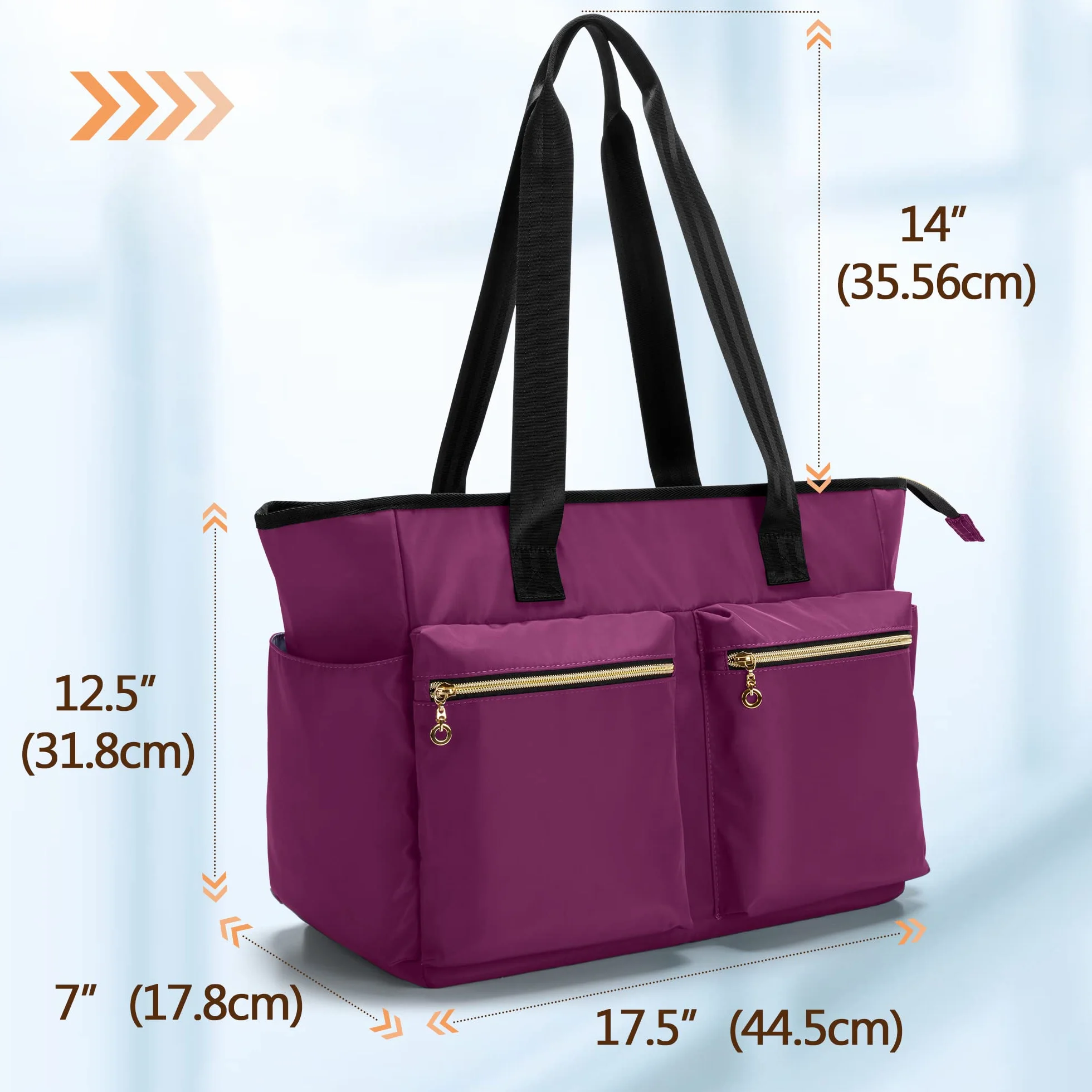 Damero Borsa da lavoro per infermiera, Borsa da lavoro portatile per infermiera per chiamate a domicilio, donne, forniture mediche