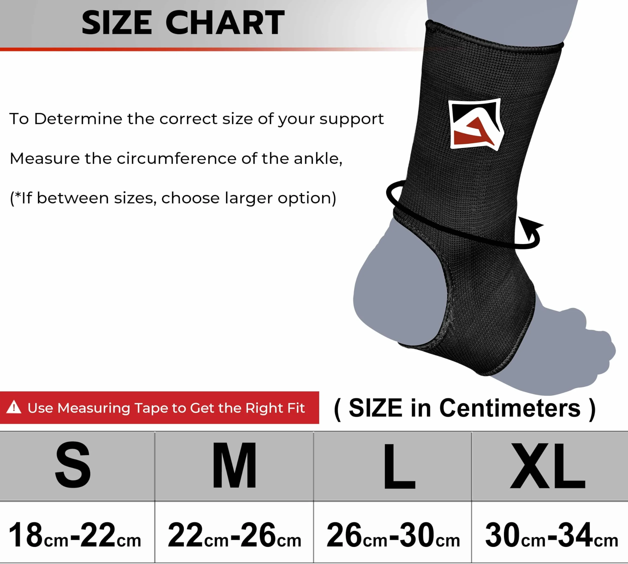 AQF Cavigliera Sportiva per Distorsione per MMA Muay Thai Protezione per Piedi Tutore Caviglia Kickboxing Elasticizzata Compressione Manica