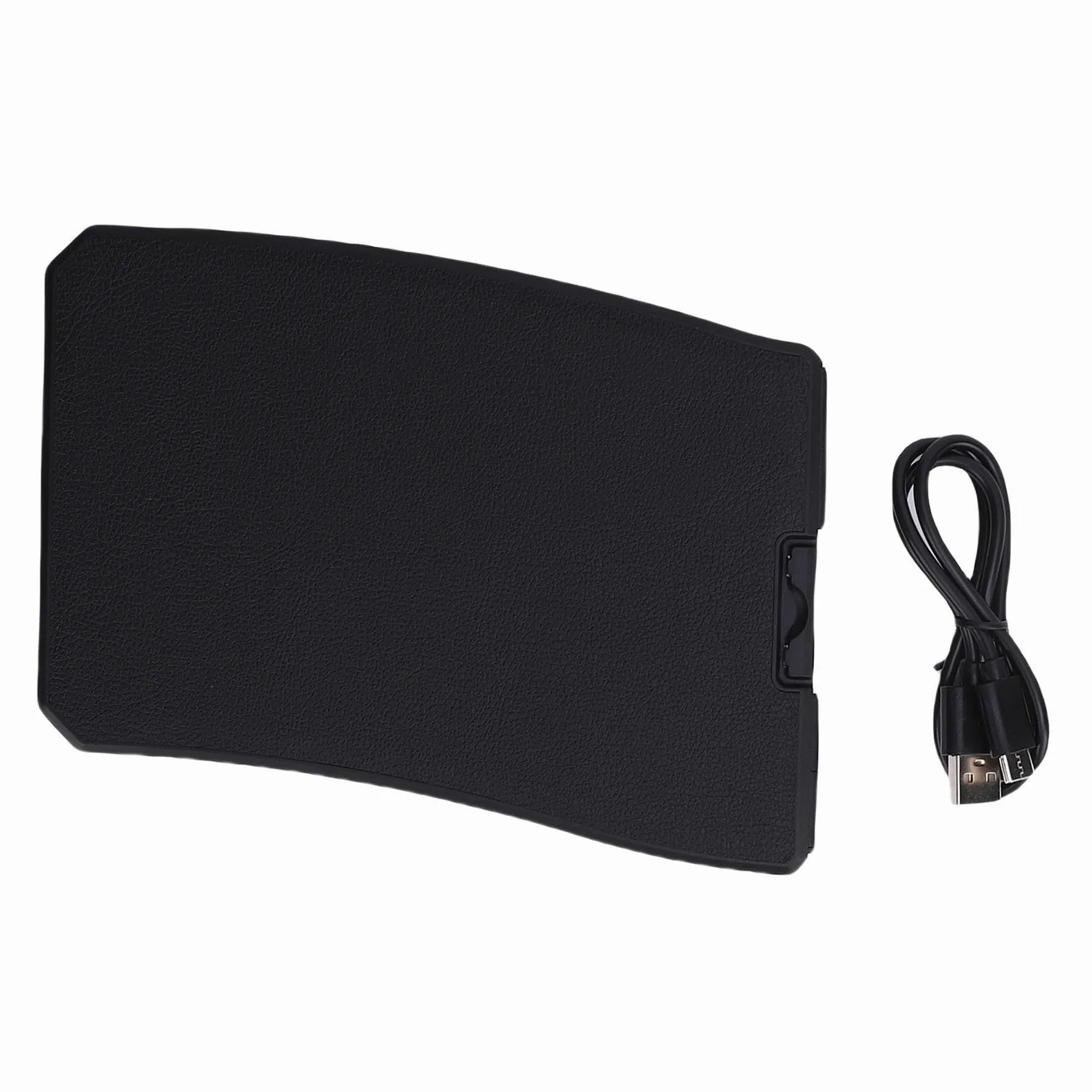 Jiawu Tastiera Ergonomica Pieghevole, Tastiera Bluetooth Portatile Divisibile, Supporta Tre Dispositivi Contemporaneamente, Tastierino Wireless a Forma di V a 80 Tasti, Ricaricabile