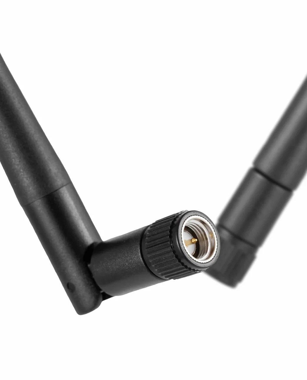 Vecys 2PCS Doppio Banda WiFi Antenna 2.4GHz 5GHz 5.8GHz Antenna 1.5dBi MIMO SMA Maschio Antenna per Router WiFi Scheda LAN Wireless PCIe Scheda Router Monitor Videosorveglianza