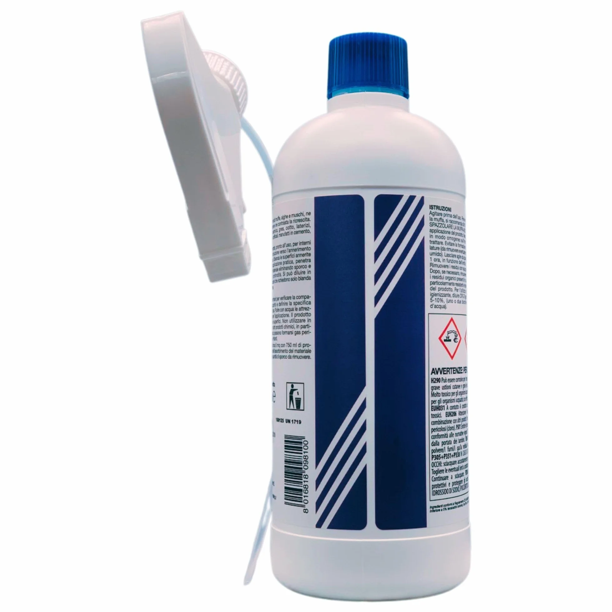 TOGLI MUFFA Flacone Con Spruzzino 750ml (2 Flaconi) Rimuove Muffa Muschio Alghe