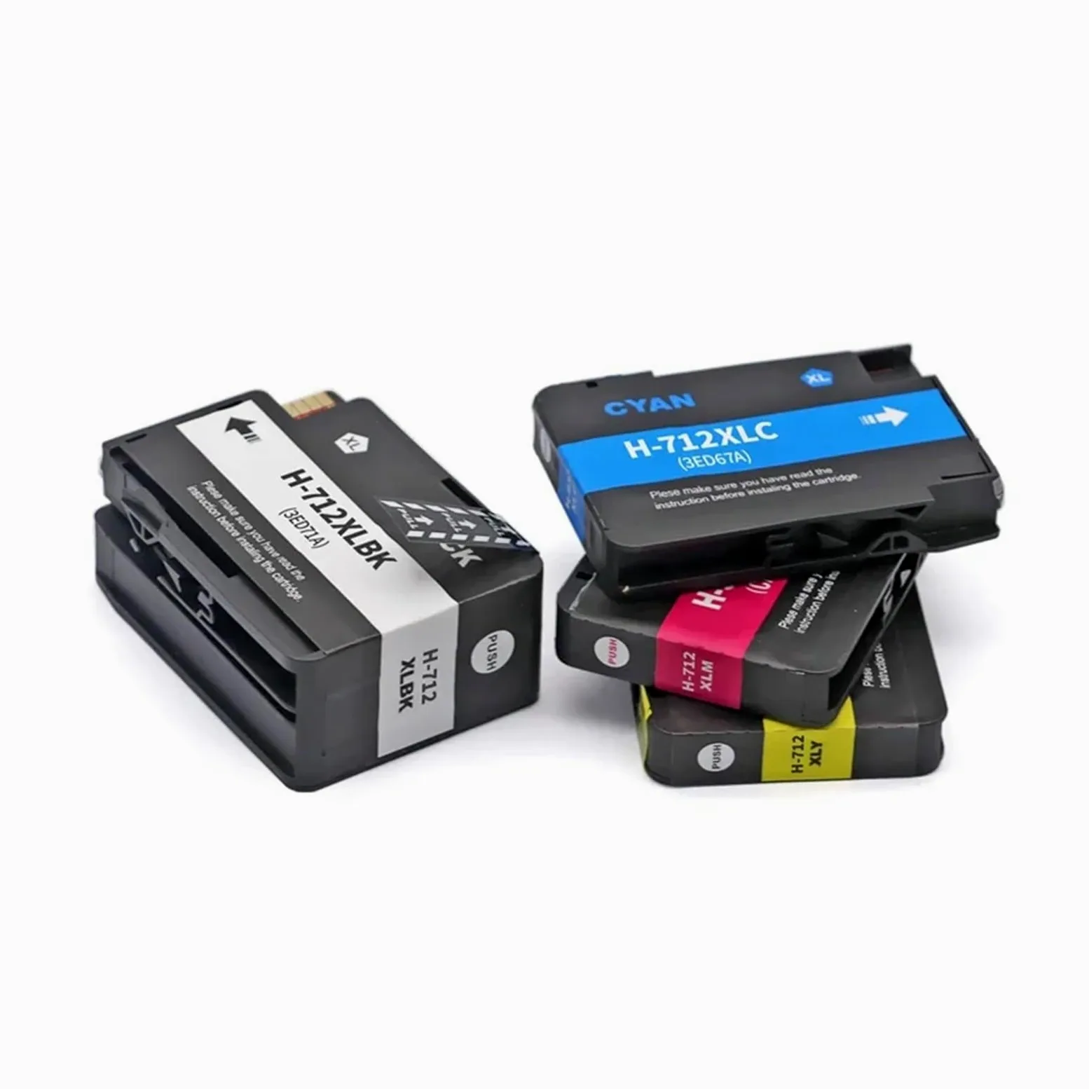 Cartucce d'inchiostro 712XL compatibili for HP DesignJet T210 T230 T250 | T630 T650, capacità XL, fornitura inchiostro, stampa di grande formato
