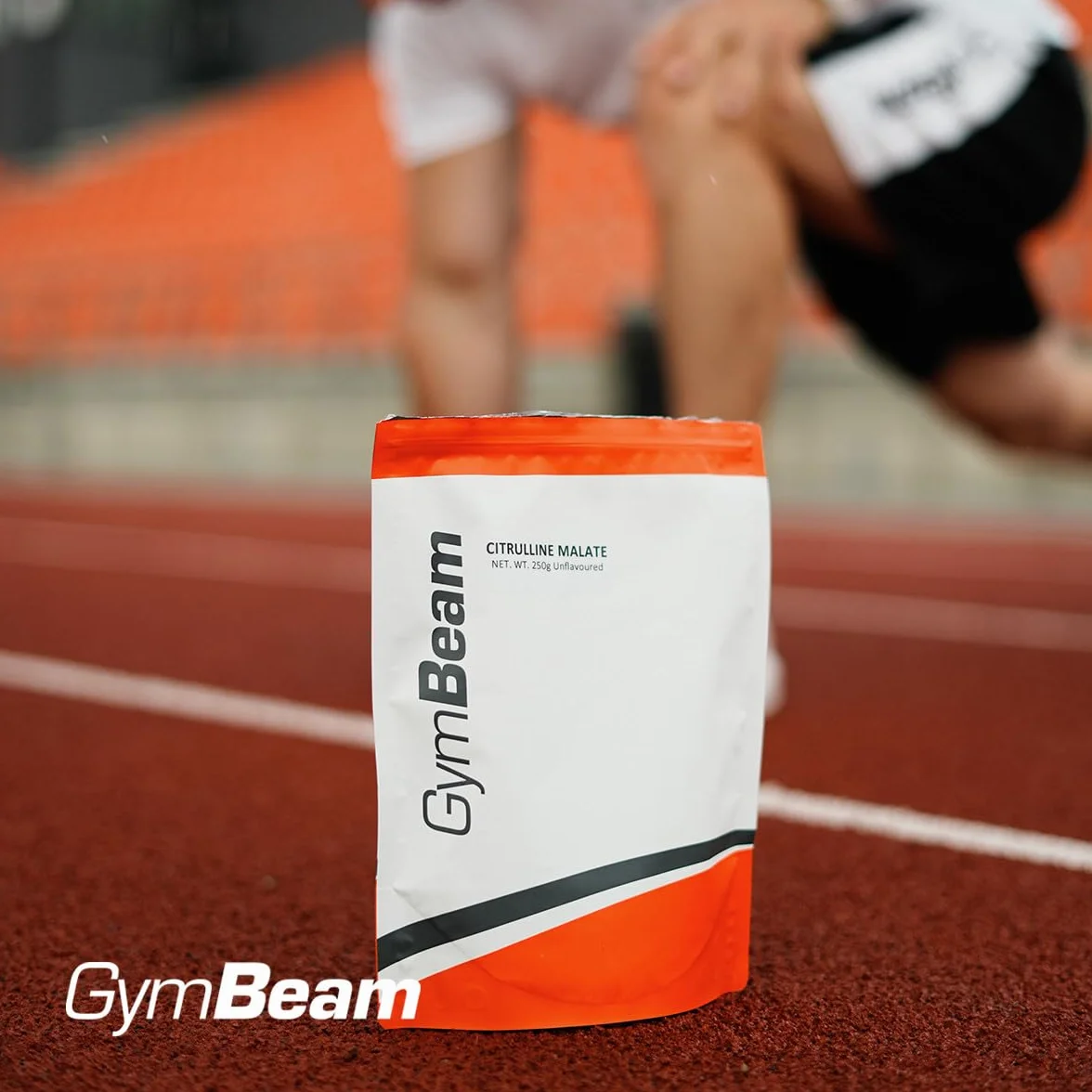GymBeam Citrullina Malato in Polvere 3000 mg L-Citrullina e Malato Pre Workout 250 g Lemon-Lime