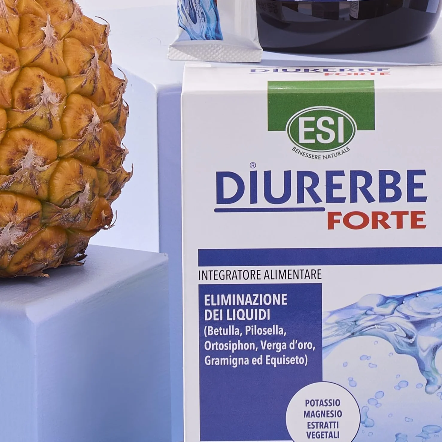 Diurerbe Forte Integratore Alimentare Betulla Pilosella Gramigna 40 Tavolette Senza Glutine Vegano