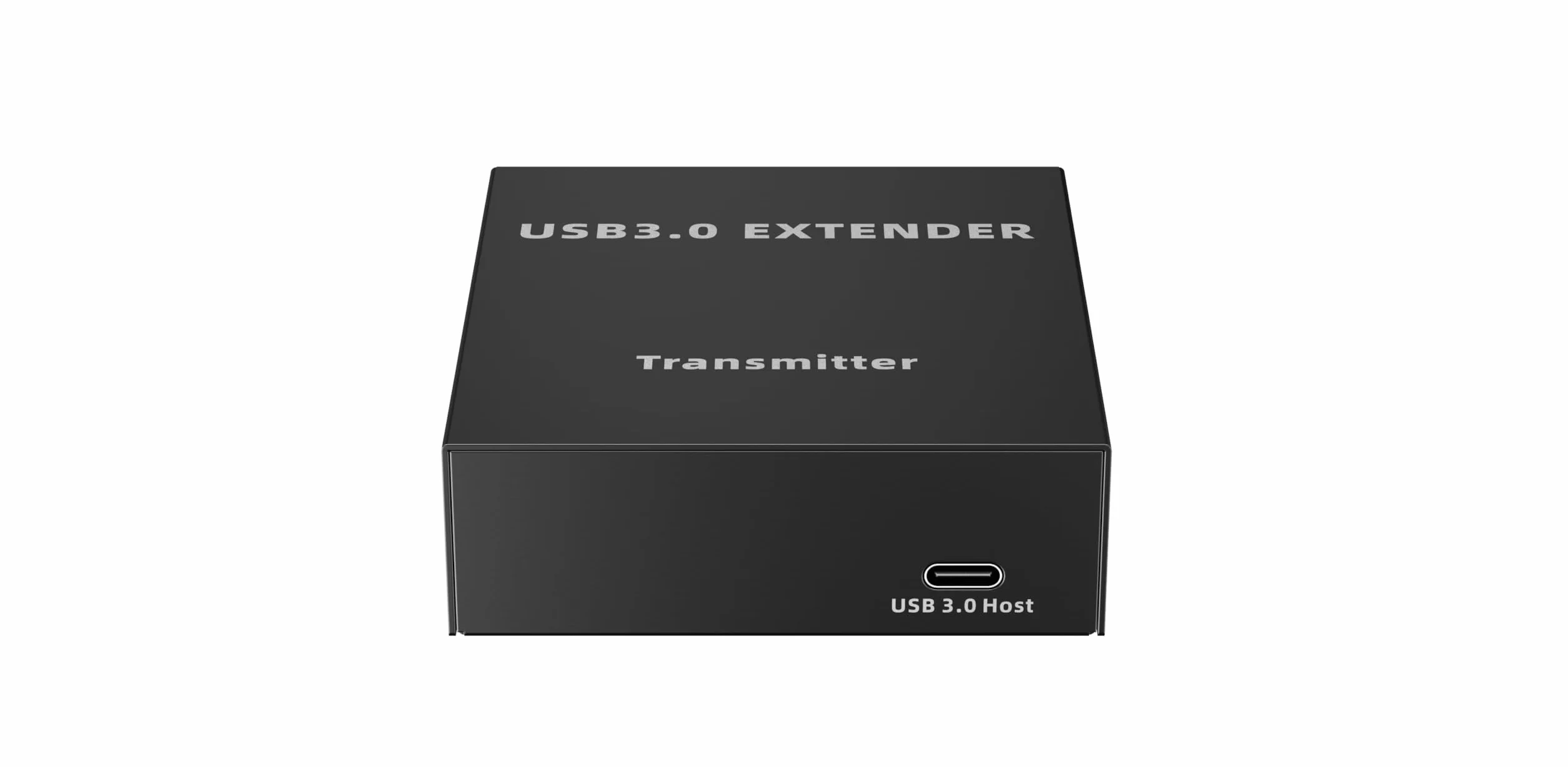 PremiumCord Extender USB 3.0 A 4 Porte Su Cat5E/Cat6/Cat6A Fino A 100 m, 5 Gbps, RJ45, Ethernet, Custodia In Metallo, Nero