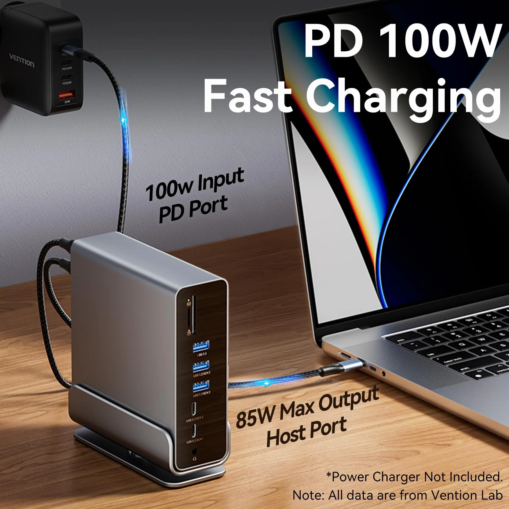 Docking Station USB C, 15-IN-1 Laptop dock station 3 Monitor (2x 4K@60Hz HDMI + DP), Thunderbolt 3/4 Compatibile con Dell/HP/Lenovo/Acer, 10 Gbps USB, 100 W Power Delivery, Gigabit Ethernet, SD/TF