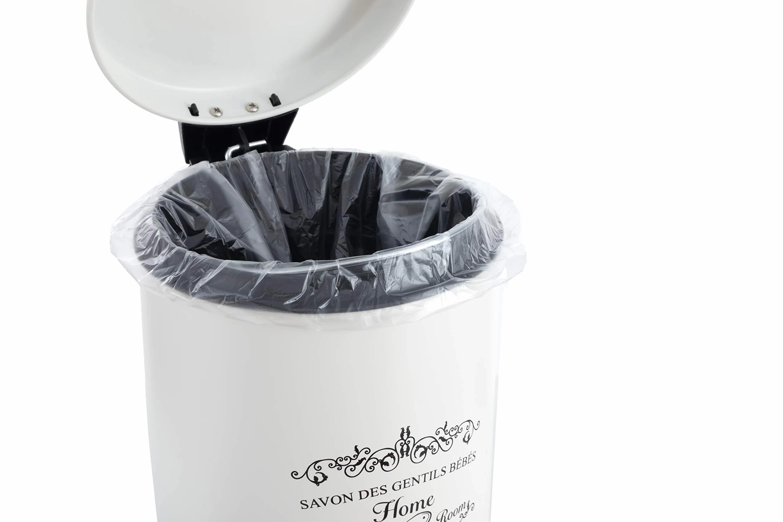 Sacchetti della spazzatura 5 litri 34x36 cm resistenti strappi impermeabili con manico confezione da 3