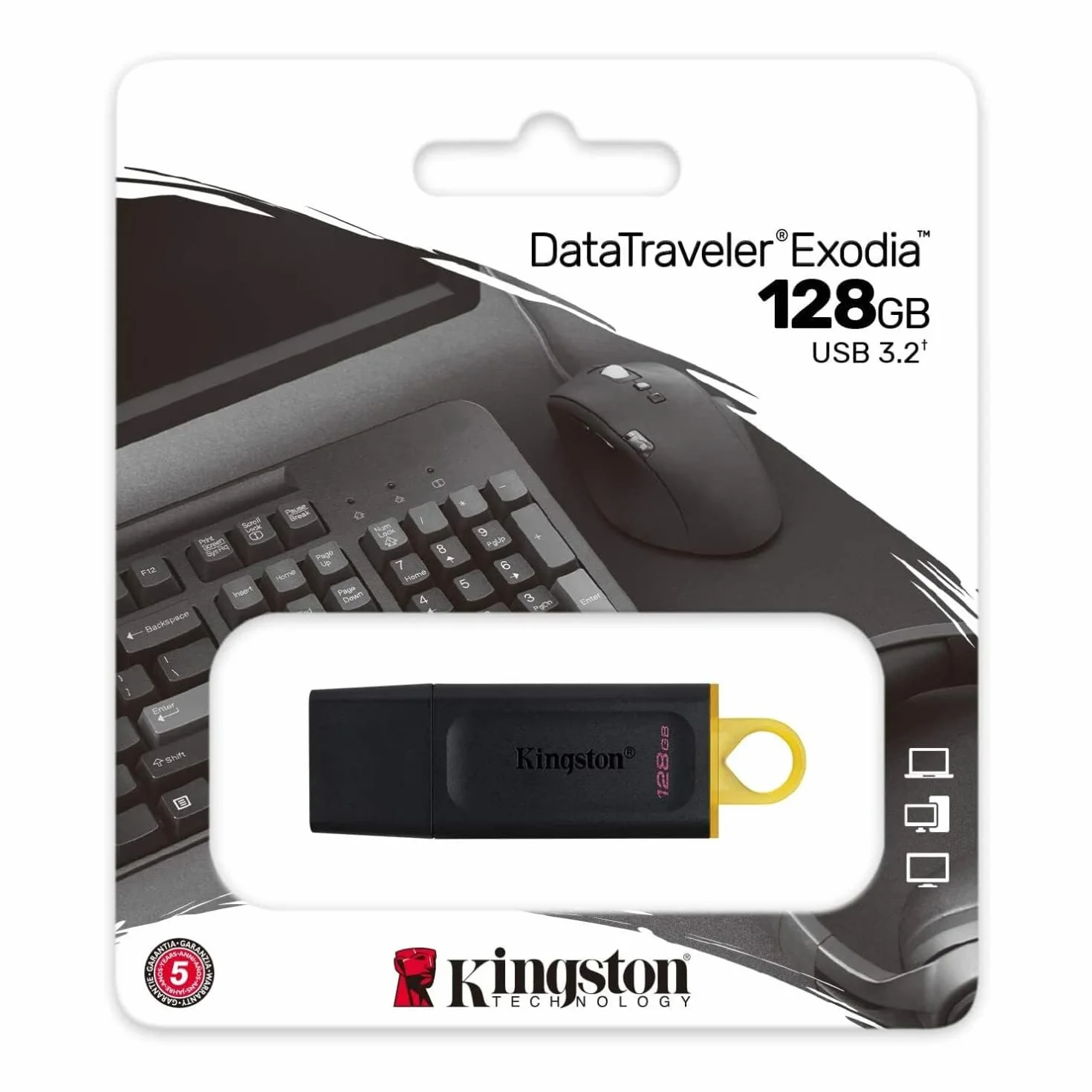 Kingston DataTraveler Exodia DTX/128GB Flash Drive USB 3.2 Gen 1