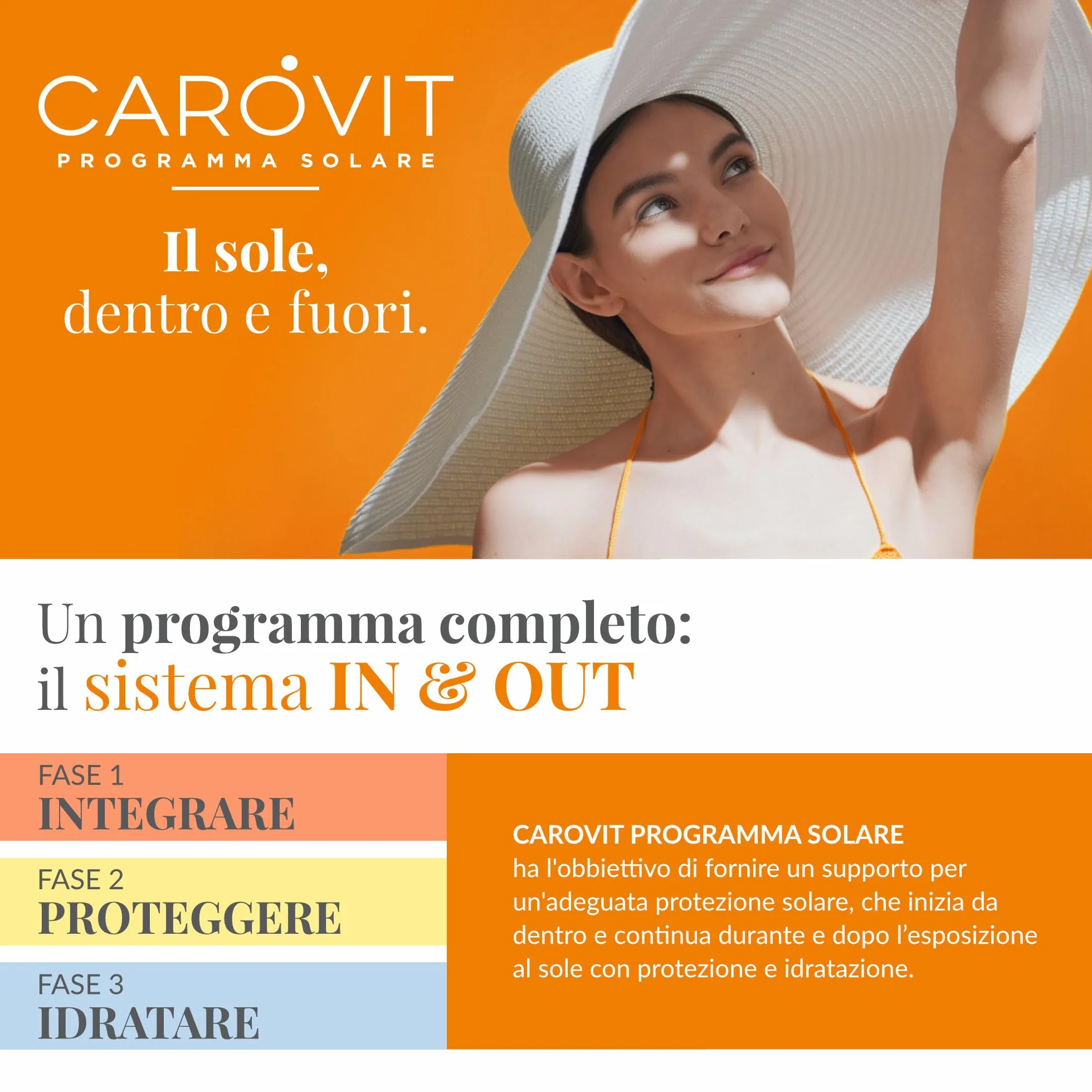 Carovit Forte Plus Integratore Abbronzatura 60 Capsule Vitamine E C B2
