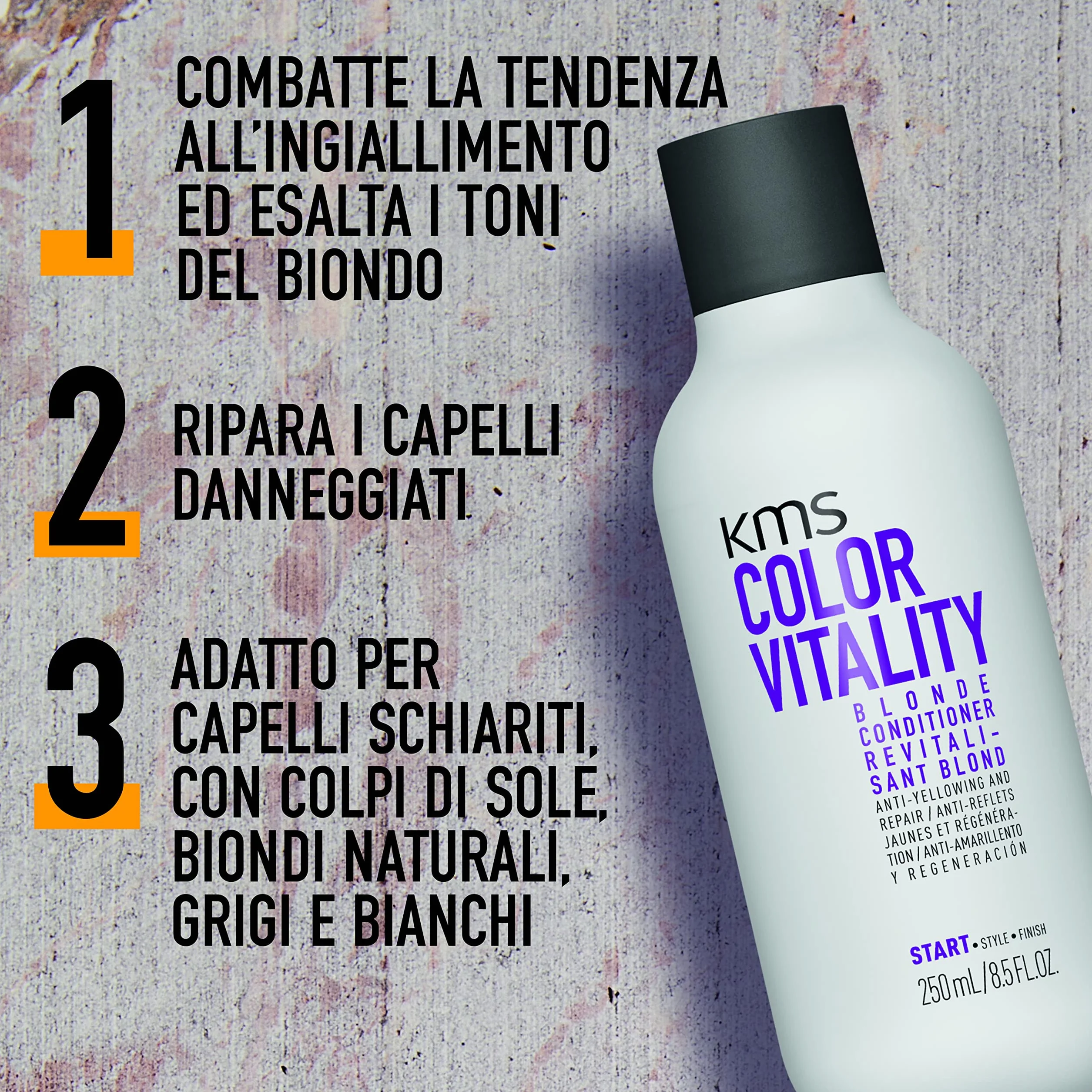 KMS COLORVITALITY Balsamo per Capelli Biondi 250ml