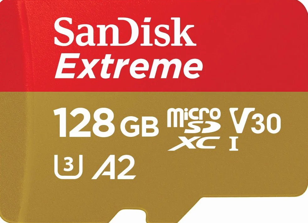 SanDisk 128 GB Extreme scheda microSDXC per gaming mobile, fino a 190 MB/s, prestazioni app A2, UHS-I, Classe 10, U3, V30