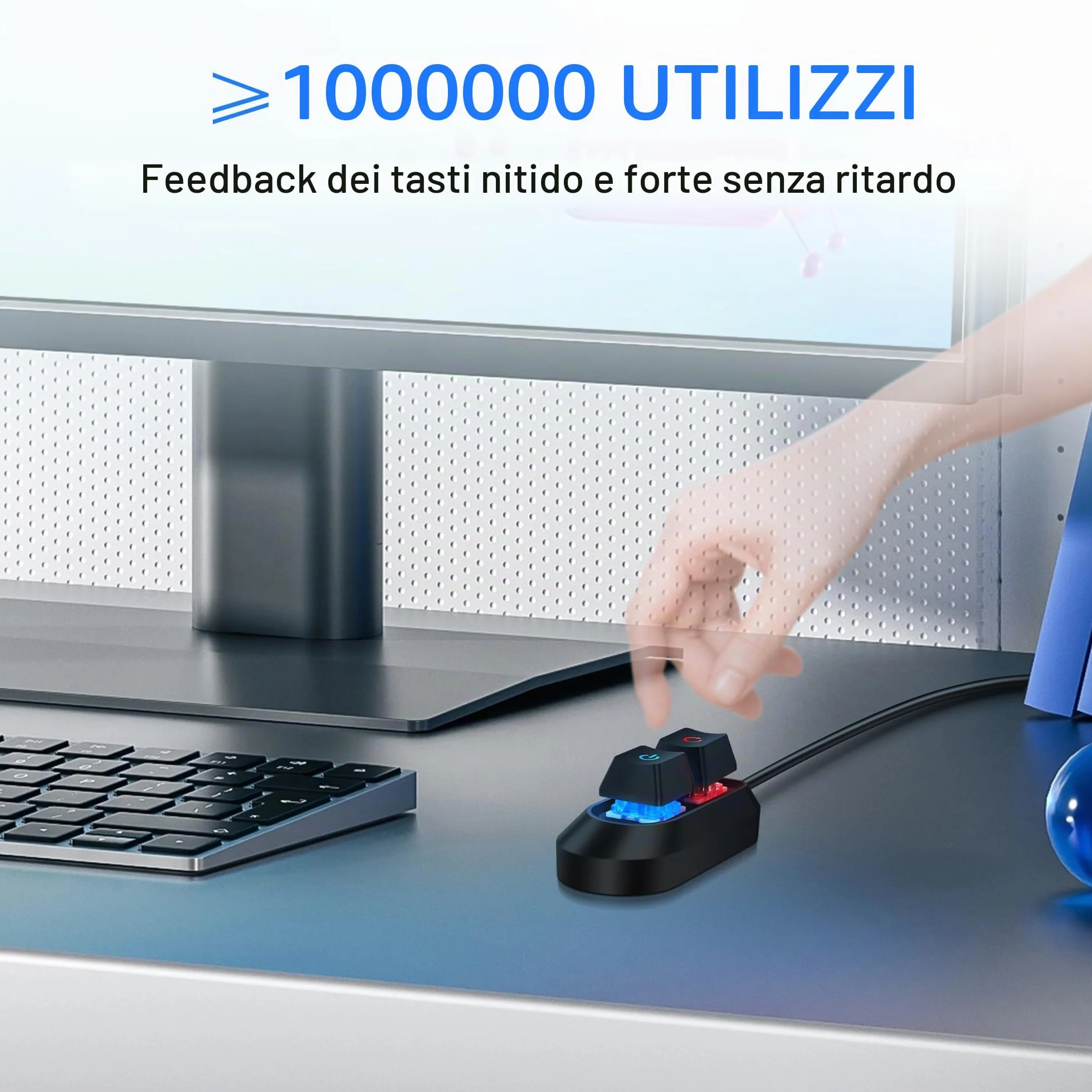 SinLoon Pulsante di alimentazione esterno per computer desktop interruttore PC 2M