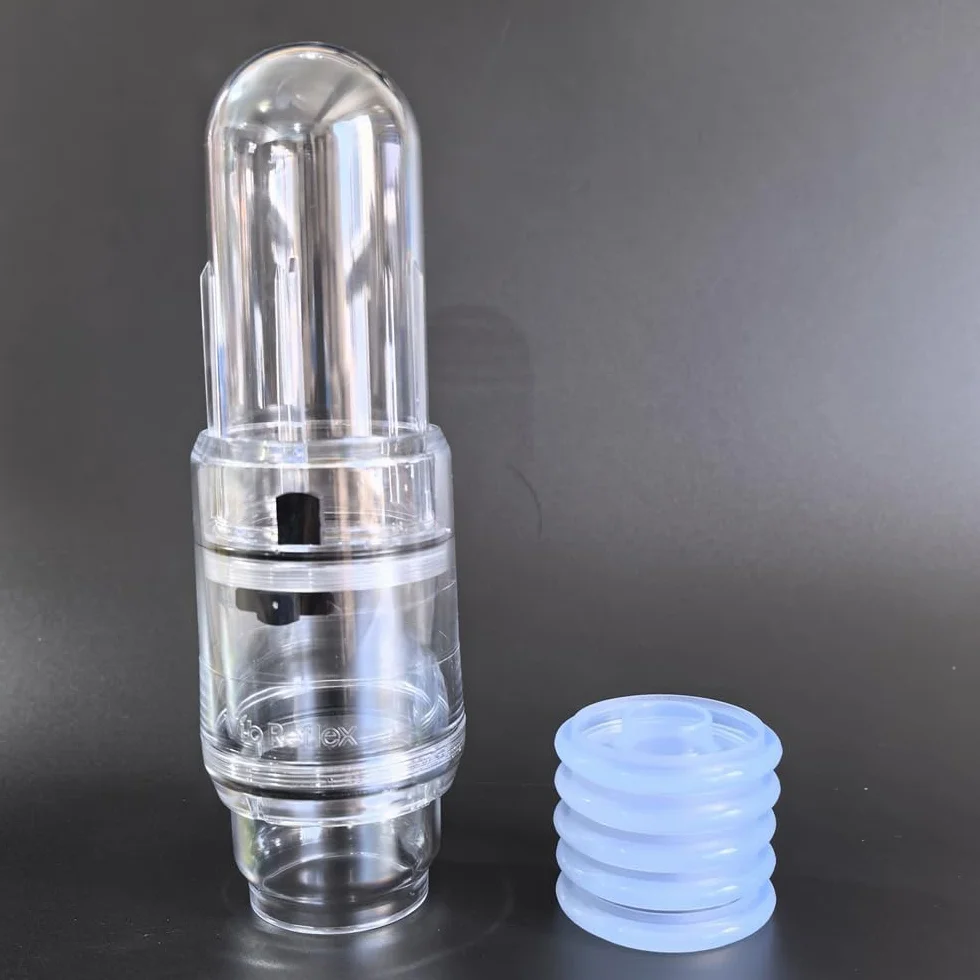 Pompa a Vuoto Manuale per Pene con 5 Anelli in Silicone per Allungamento