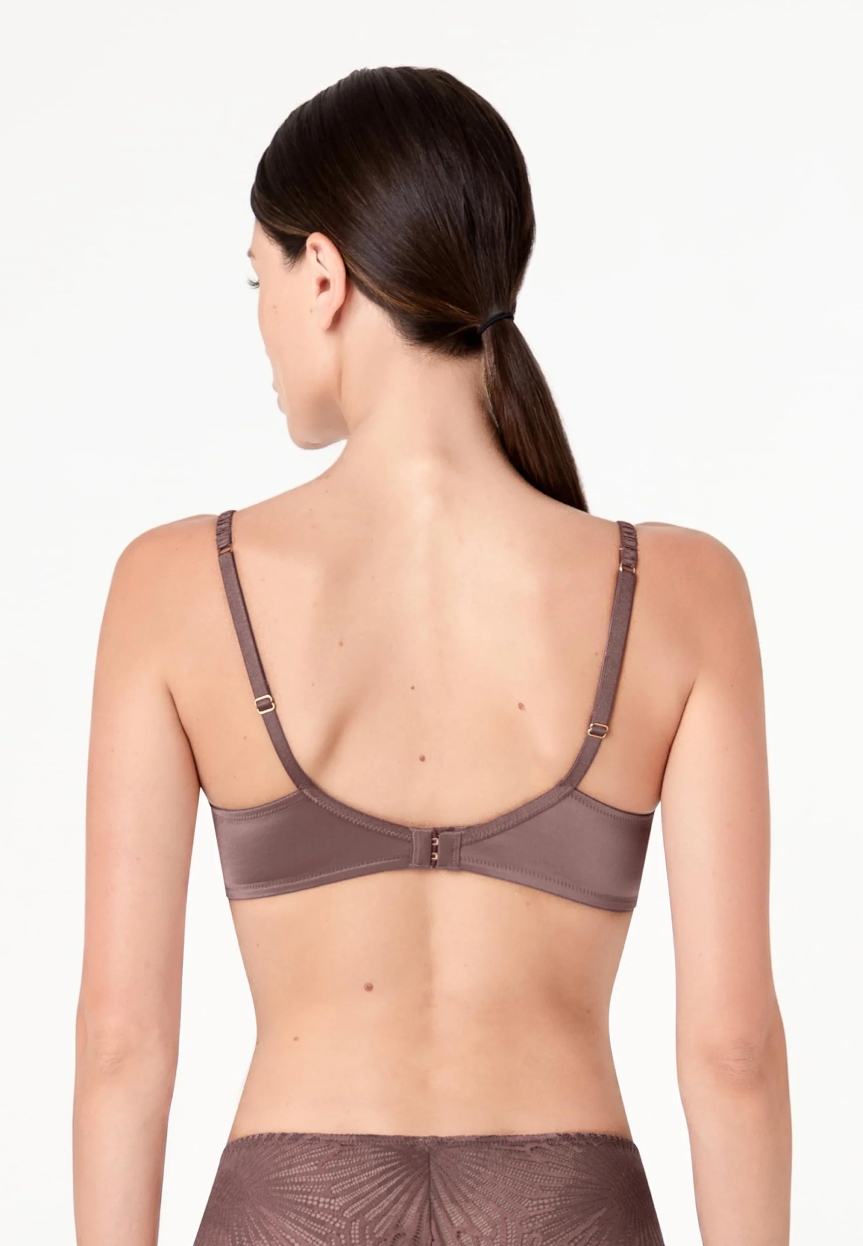 Lovable Blowball Lacy Micro Donna Reggiseno Balconcino con Ferretto e Coppe Taglio a 2 in Pizzo e Microfibra, Nocciola 36C