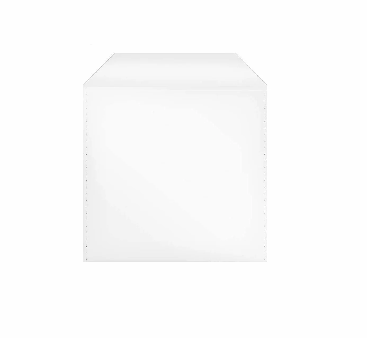 100 bustine per CD e DVD trasparenti in plastica pvc con aletta di chiusura